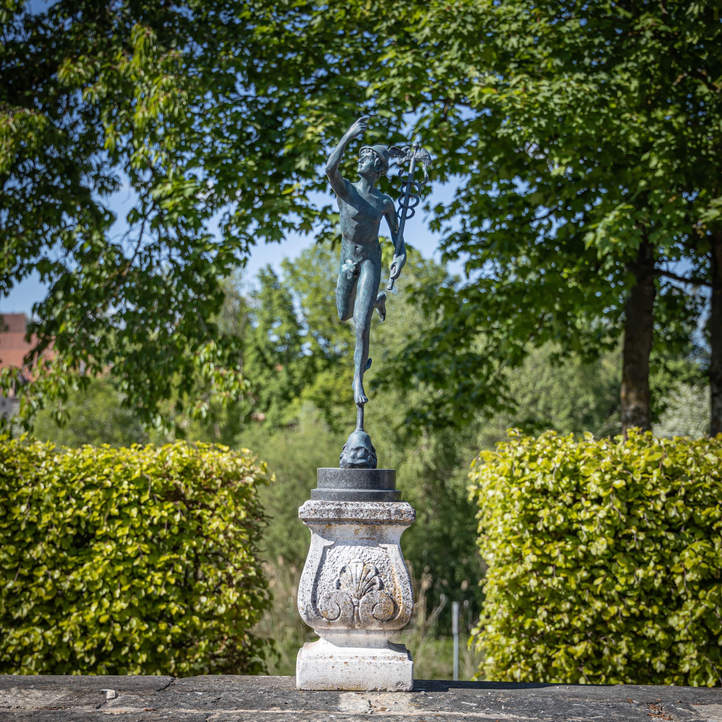 Escultura de bronce de Hermes según Giambologna, Siglo XX Italiano en venta