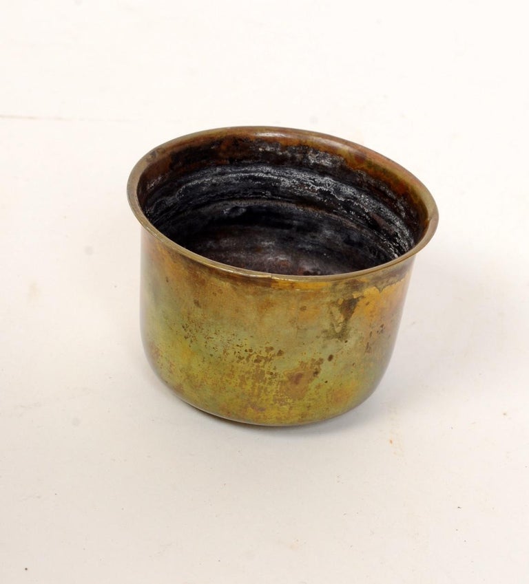 Bronze Heron and Frog Lily Pad Form Inkwell with Articulated Hinged ...