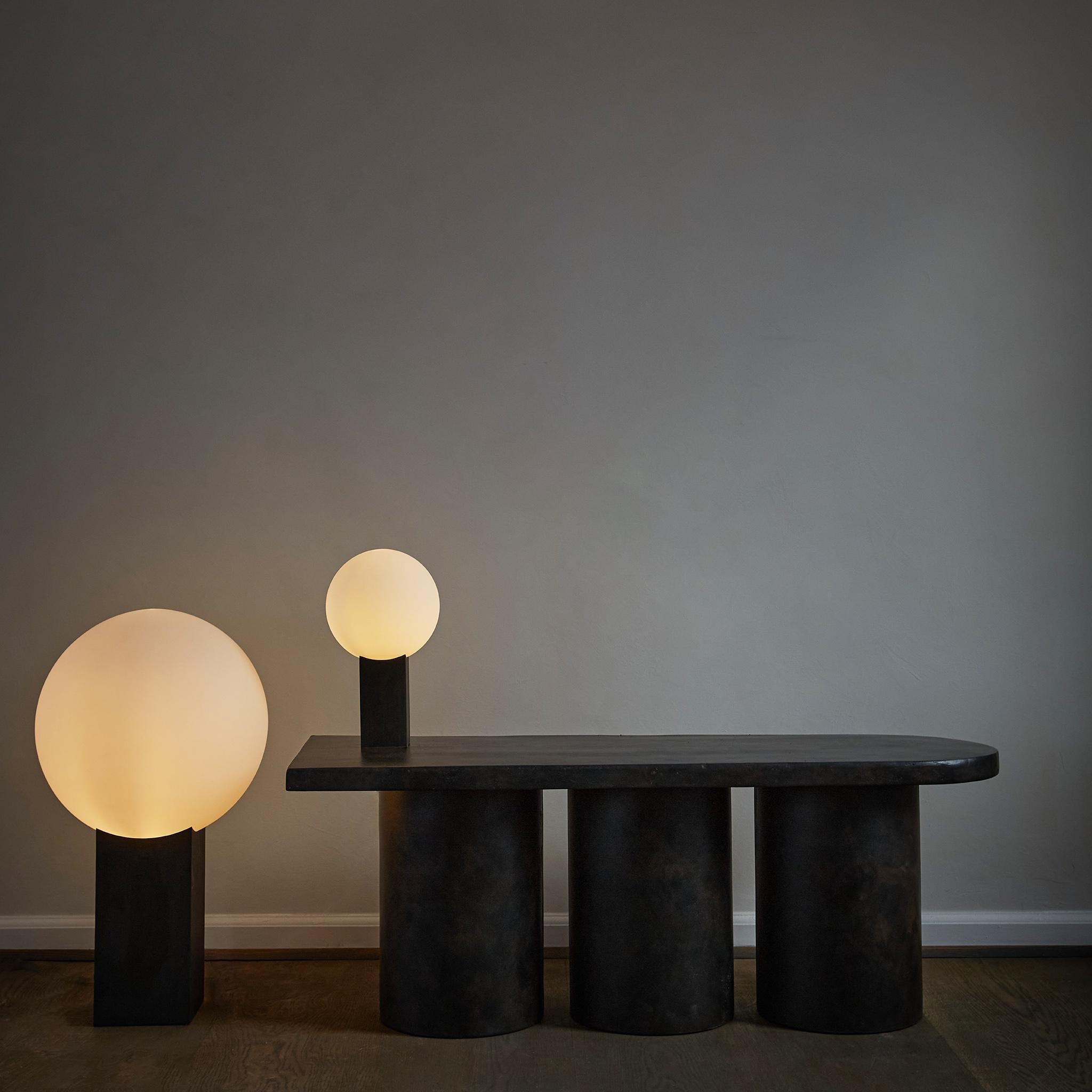 Modern Bronze Hoop Floor Lamp by 101 Copenhagen