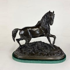 Cheval en bronze de Mêne intitulé Cheval Libre