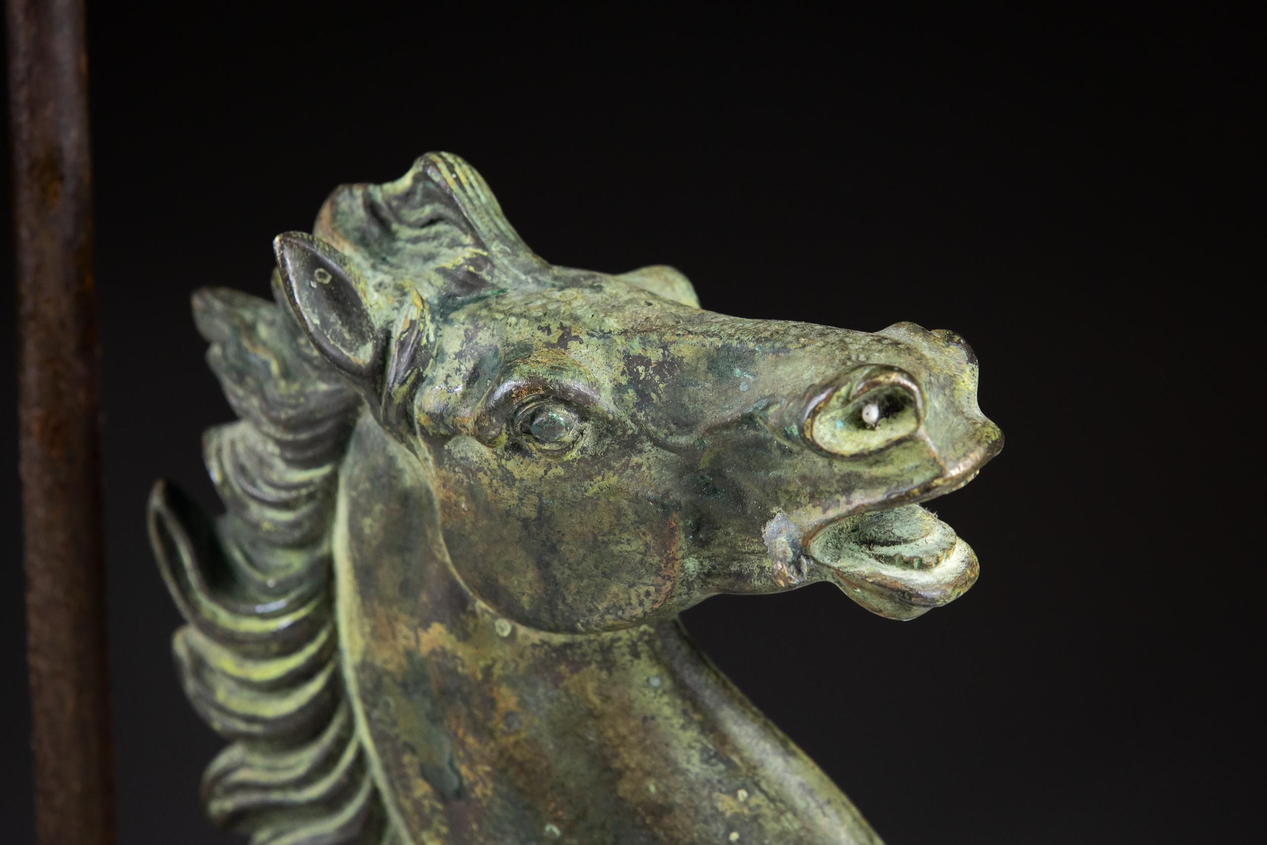 Bronze Horse Epi de Faitage or Roof Finial 8