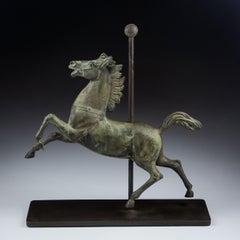 Bronze Horse Epi de Faitage or Roof Finial