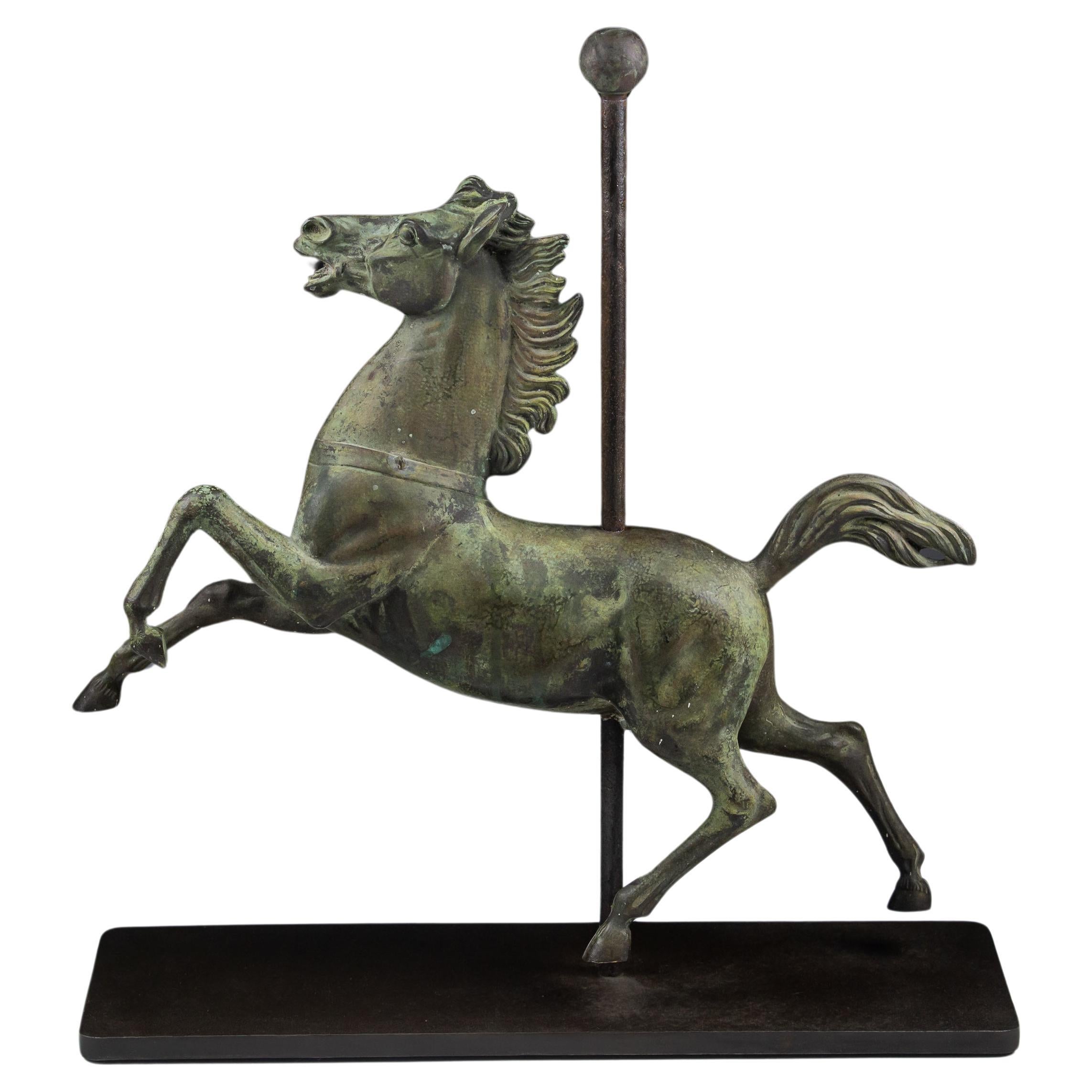 Bronze Horse Epi de Faitage or Roof Finial