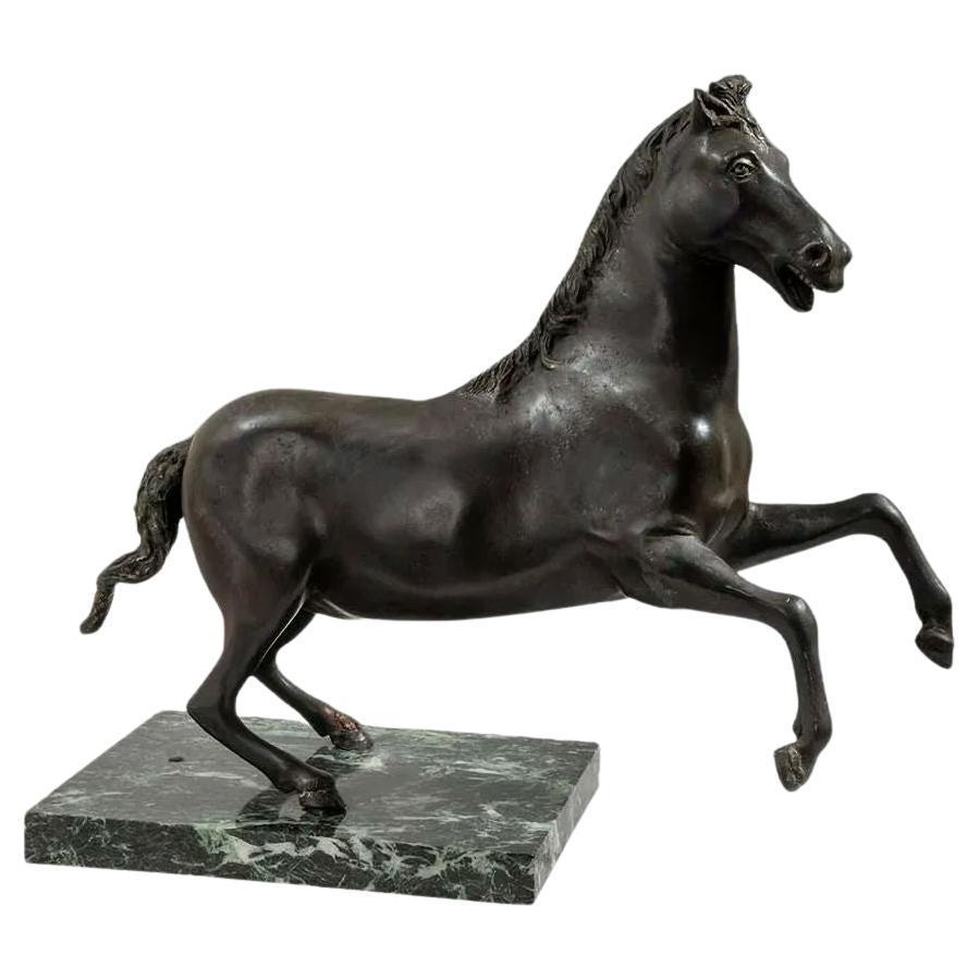 Italian Bronze Horse Figurine After the Ancient Roman