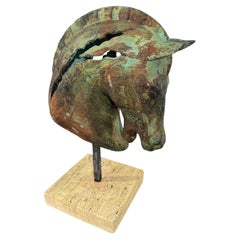Sculture di animali in metallo