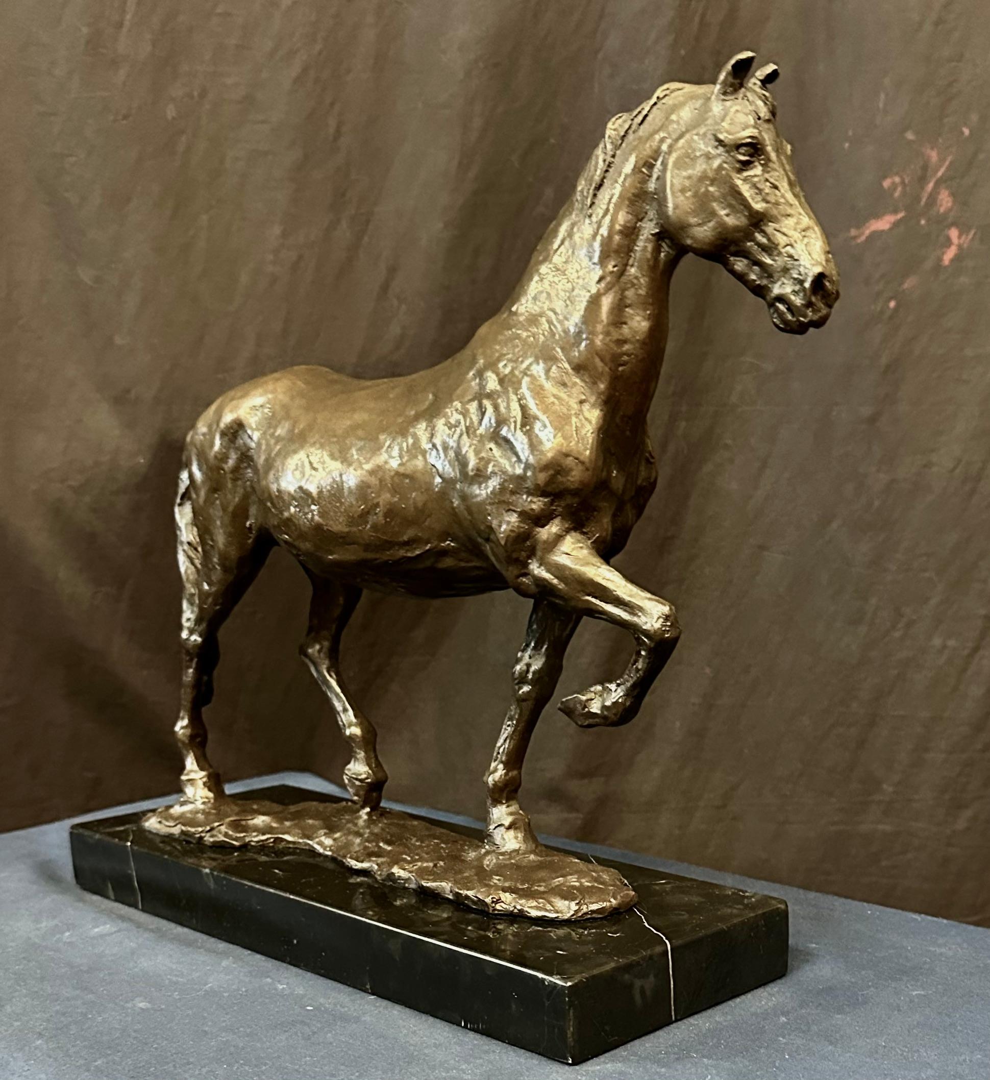 Français Sculpture de cheval en bronze d'Antoine Bourdelle en vente