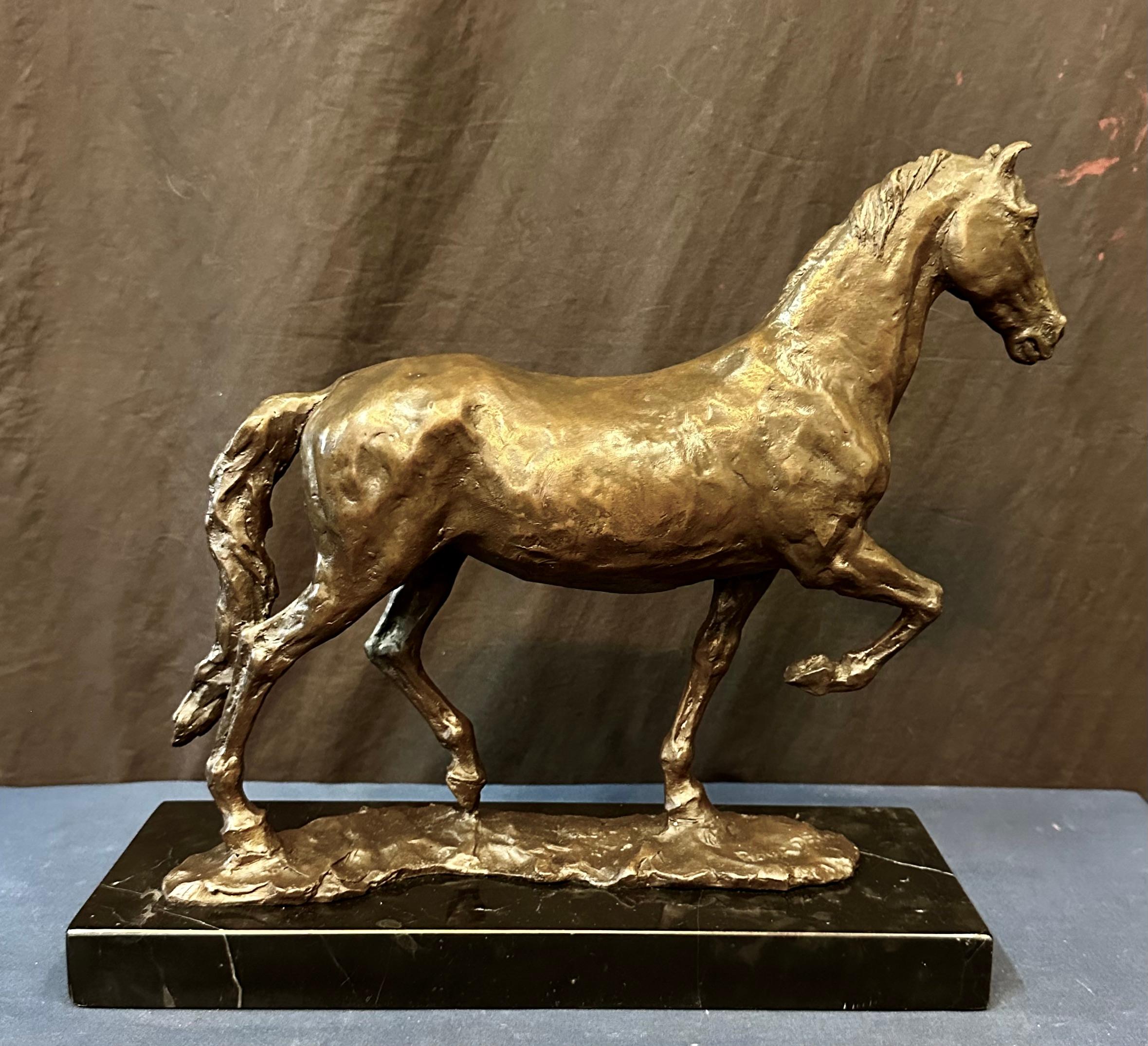 Patiné Sculpture de cheval en bronze d'Antoine Bourdelle en vente