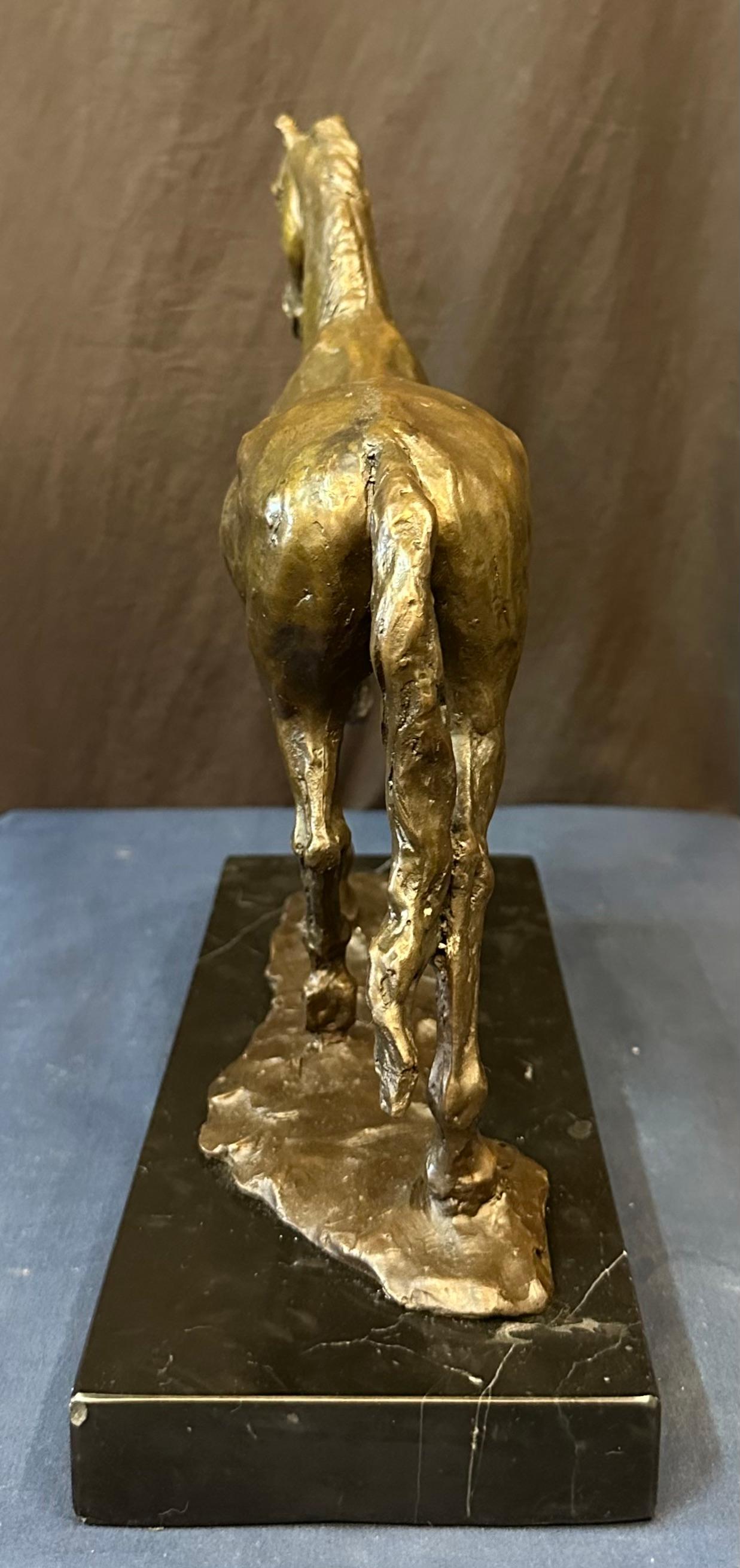20ième siècle Sculpture de cheval en bronze d'Antoine Bourdelle en vente
