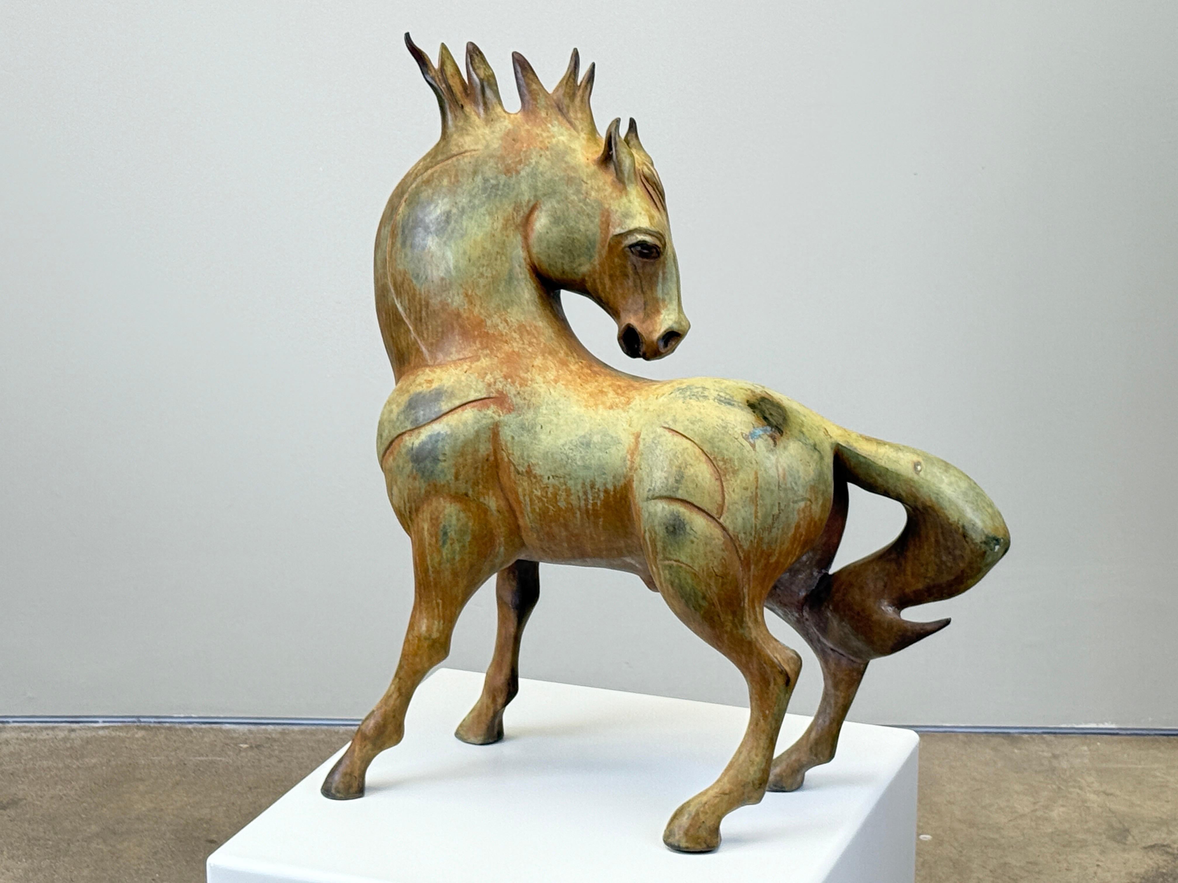Scultura di cavallo in bronzo di Barbara Beretich in vendita 5
