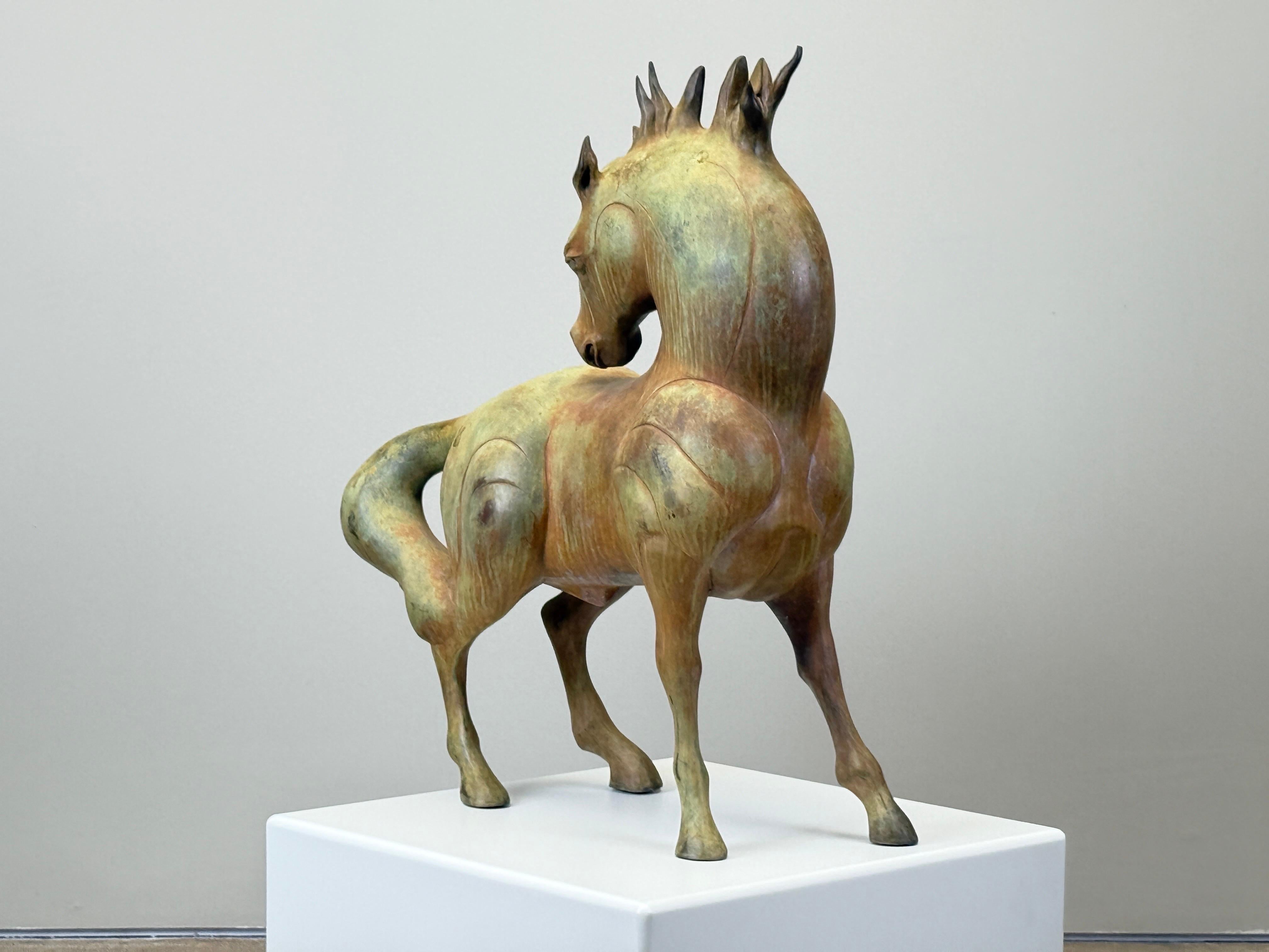 Scultura di cavallo in bronzo di Barbara Beretich in vendita 6