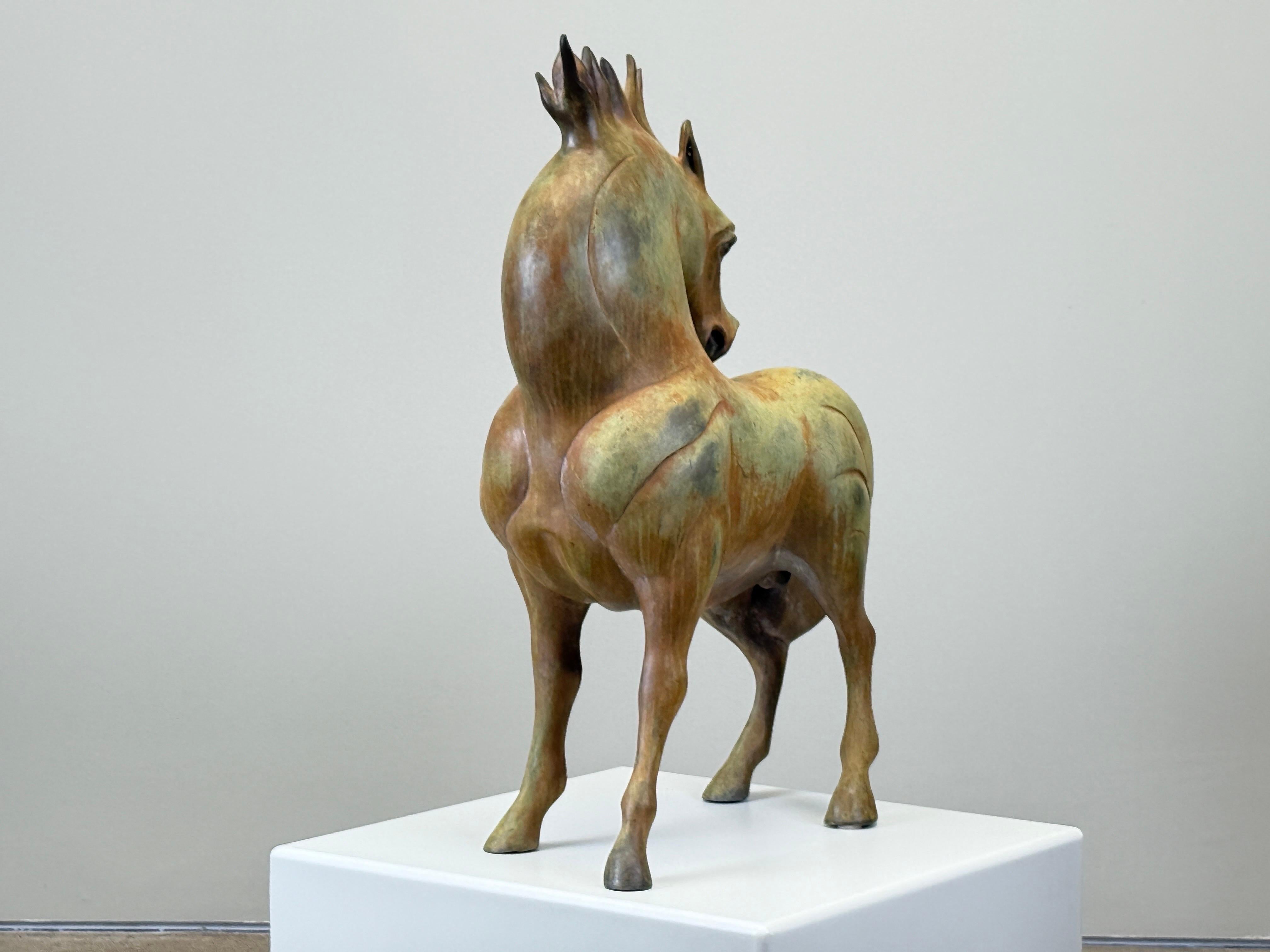 Scultura di cavallo in bronzo di Barbara Beretich in vendita 8
