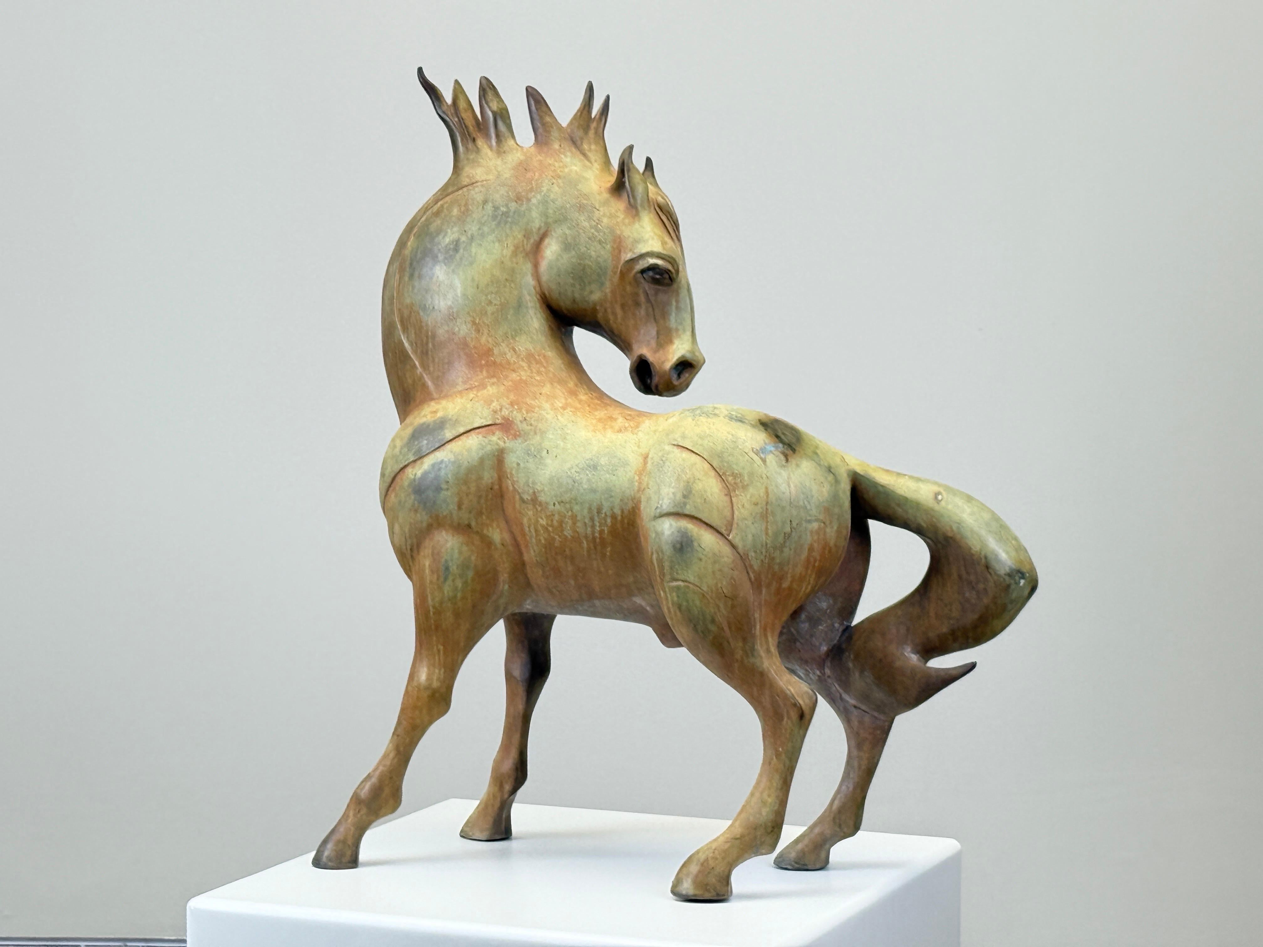 Scultura di cavallo in bronzo di Barbara Beretich in vendita 9