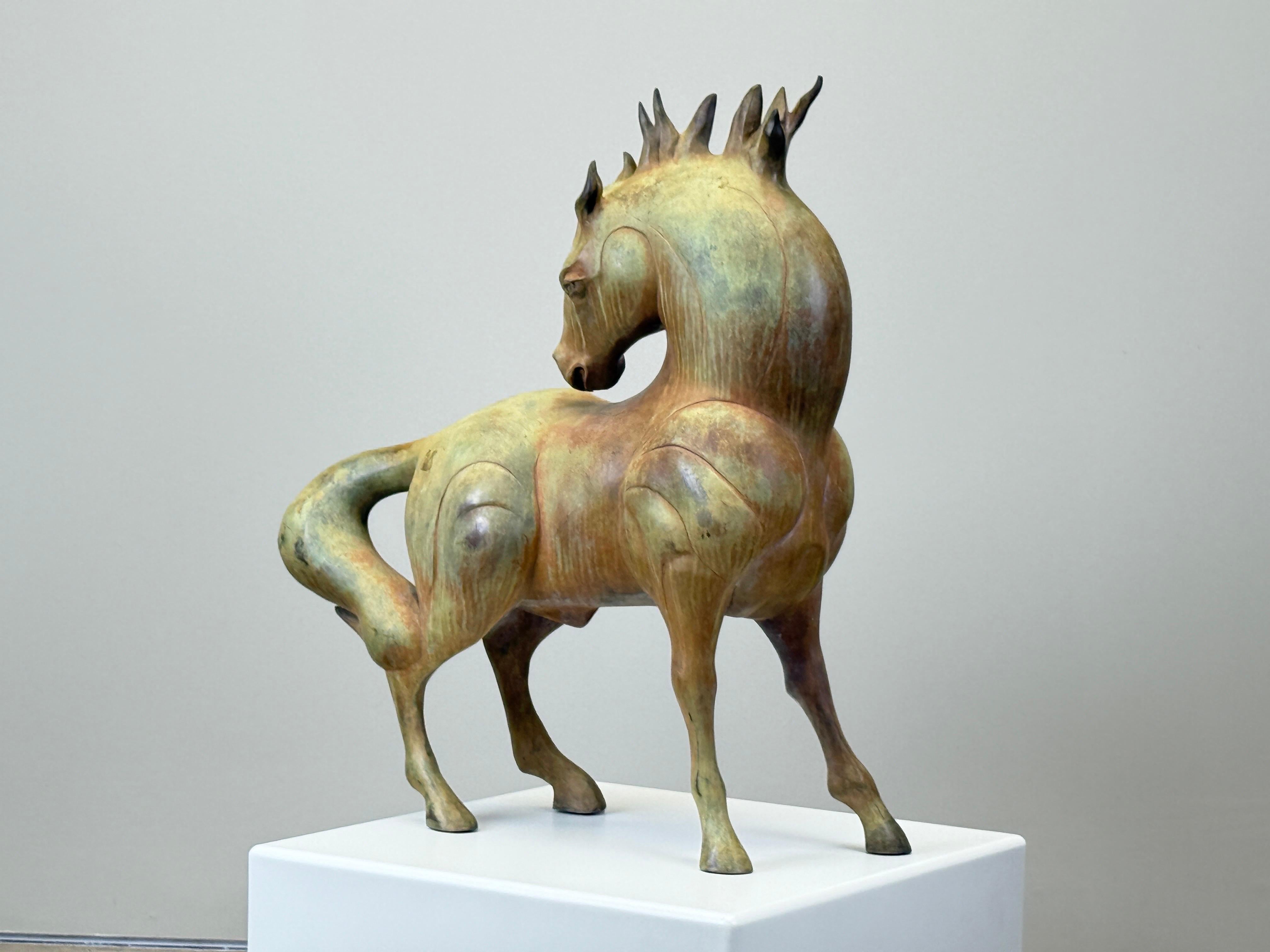 Scultura di cavallo in bronzo di Barbara Beretich in vendita 11