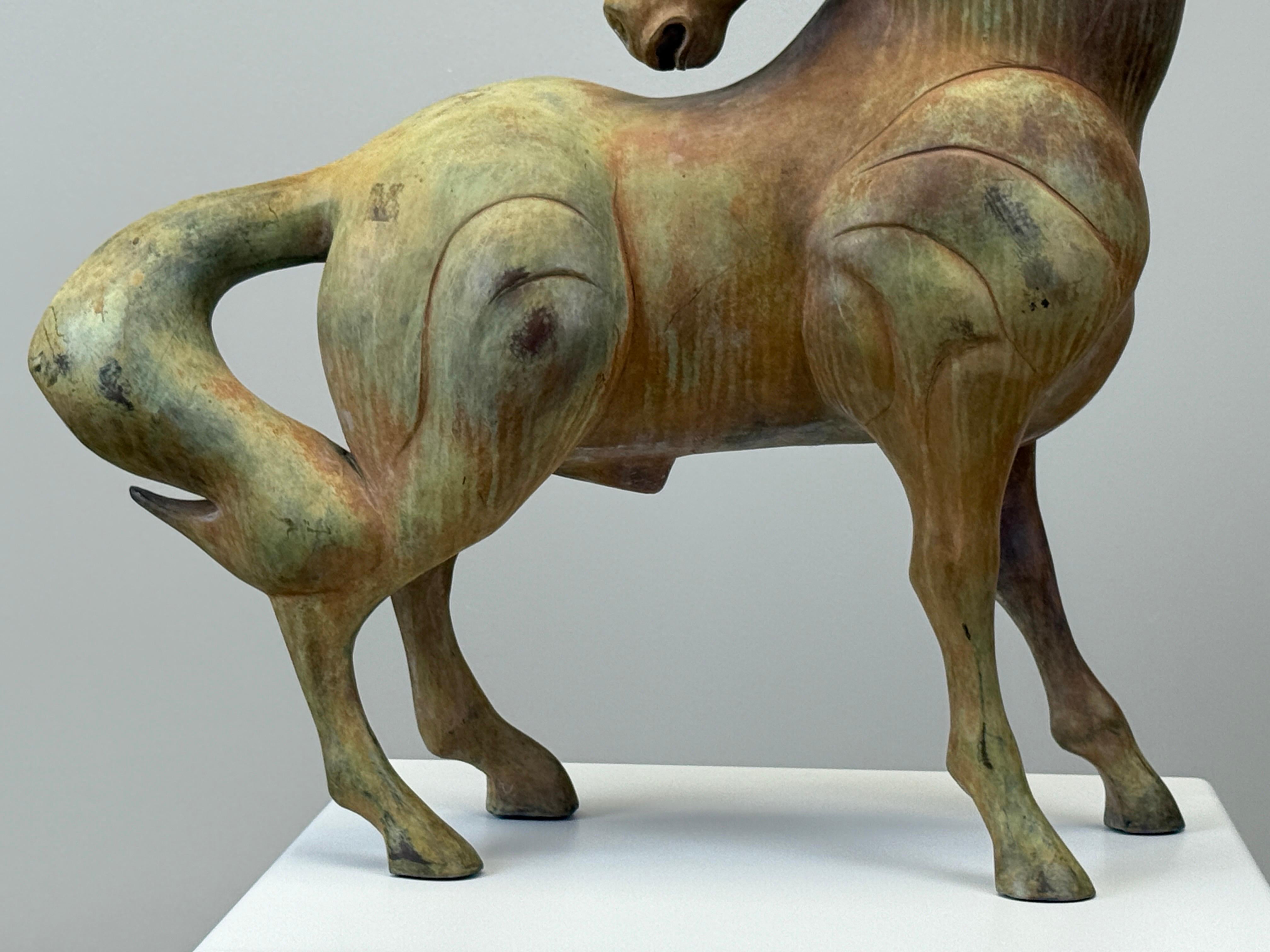 Scultura di cavallo in bronzo di Barbara Beretich in vendita 12