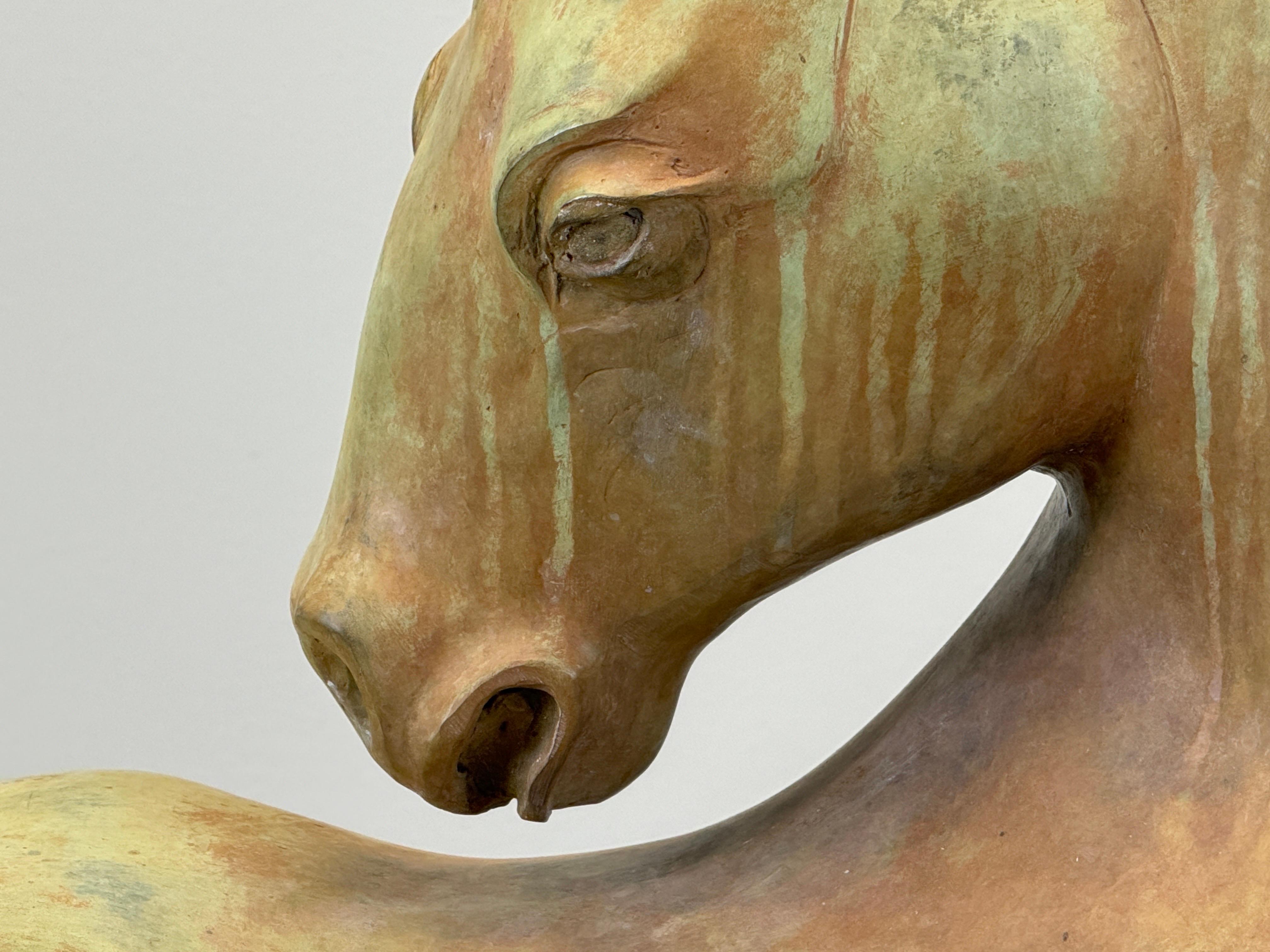 Scultura di cavallo in bronzo di Barbara Beretich in vendita 15