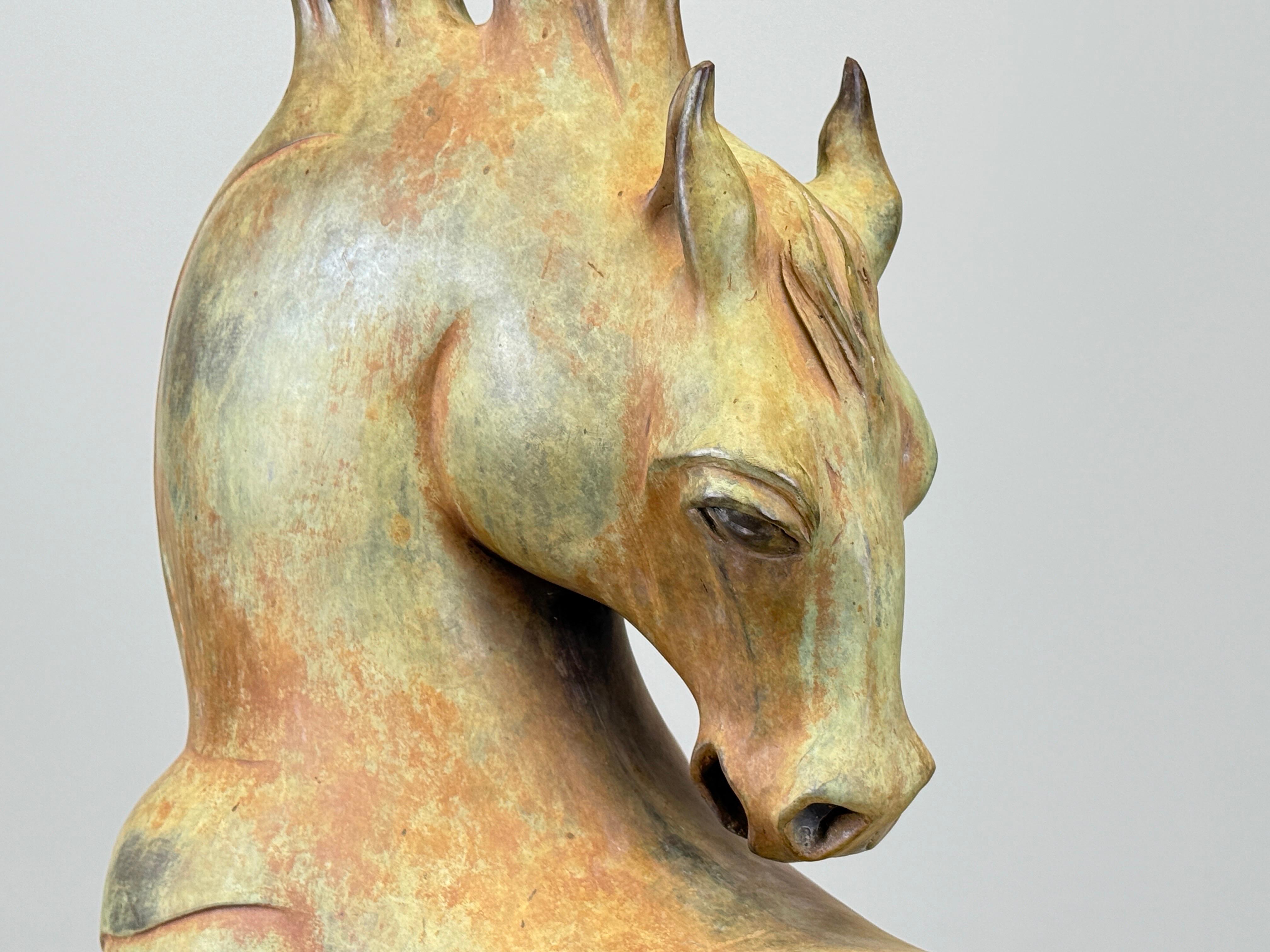 Scultura di cavallo in bronzo di Barbara Beretich In condizioni buone in vendita a Dallas, TX