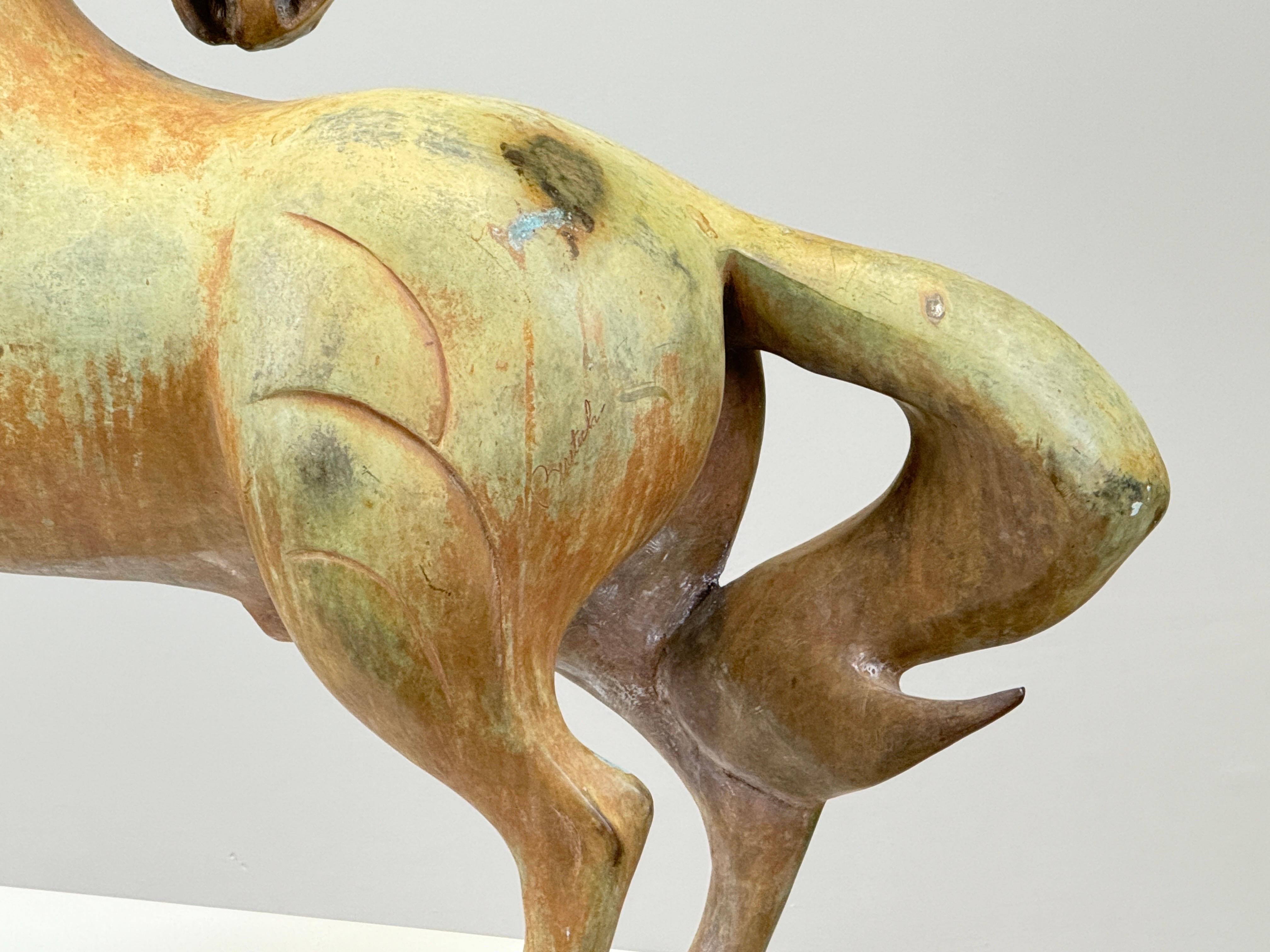 Scultura di cavallo in bronzo di Barbara Beretich in vendita 4