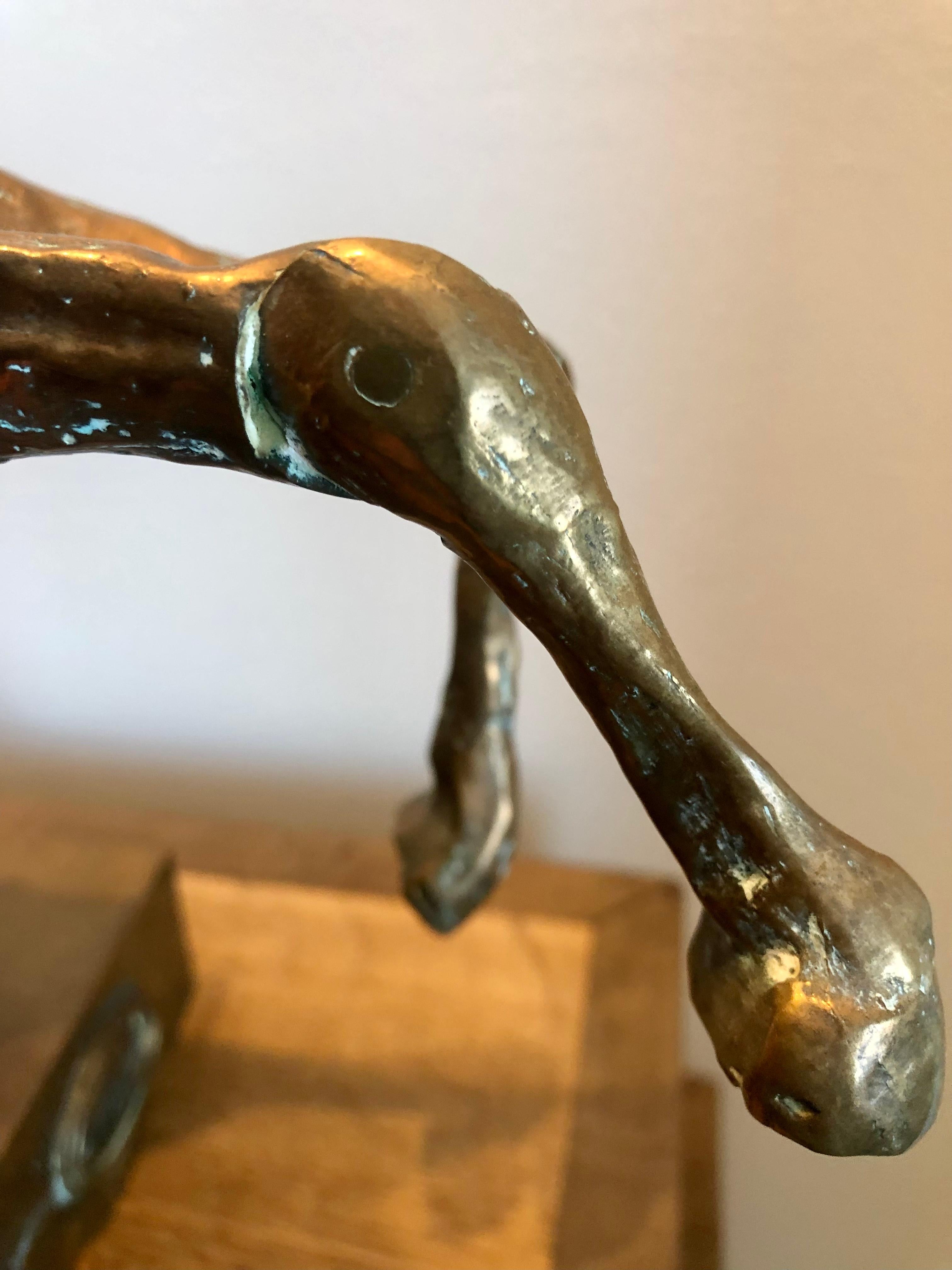 Bronze Horse Sculpture by Miguel Berrocal For Sale 8