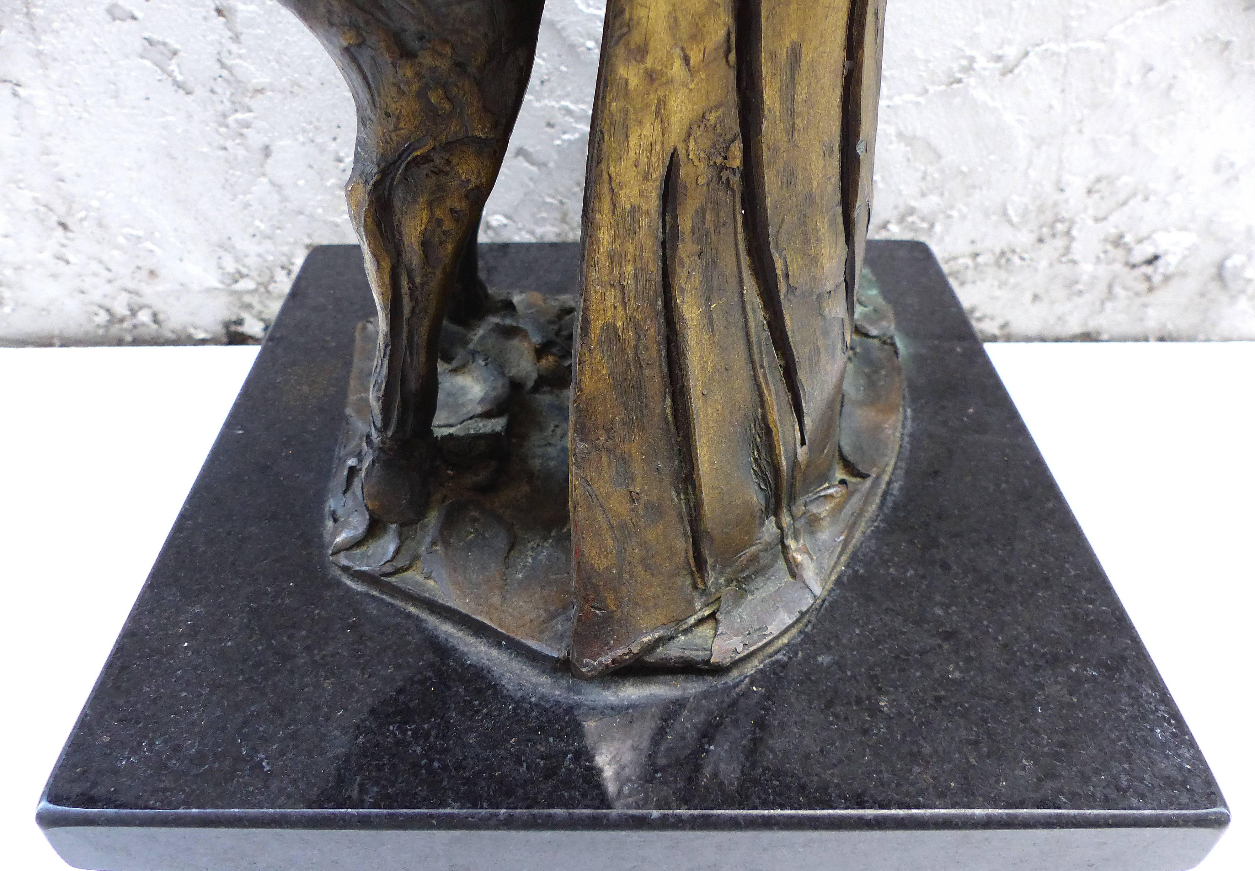 Bronzeskulptur eines mexikanischen Künstlers Heriberto Jaurez aus Bronze im Angebot 2