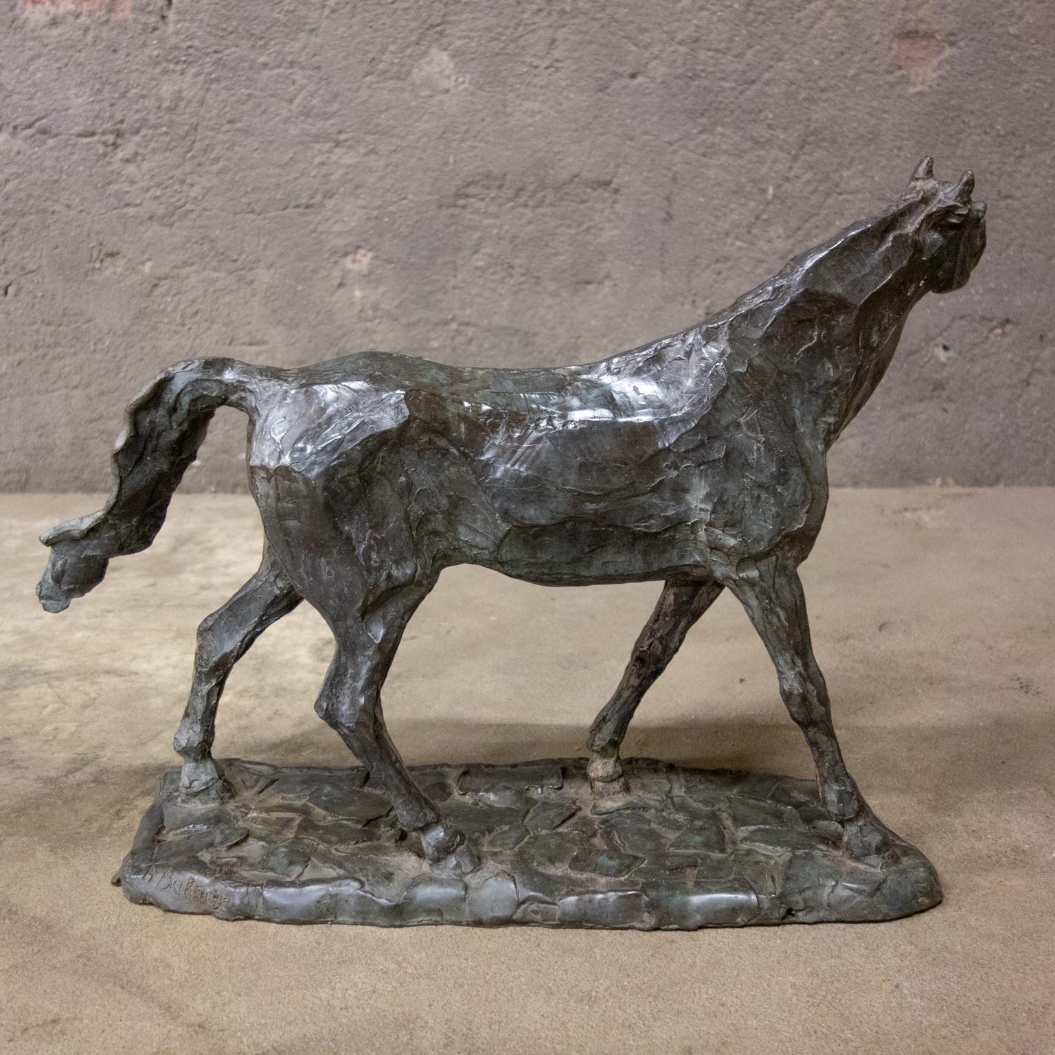 Bronze Horse Statue, Hans Balner, Netherlands 1990 7