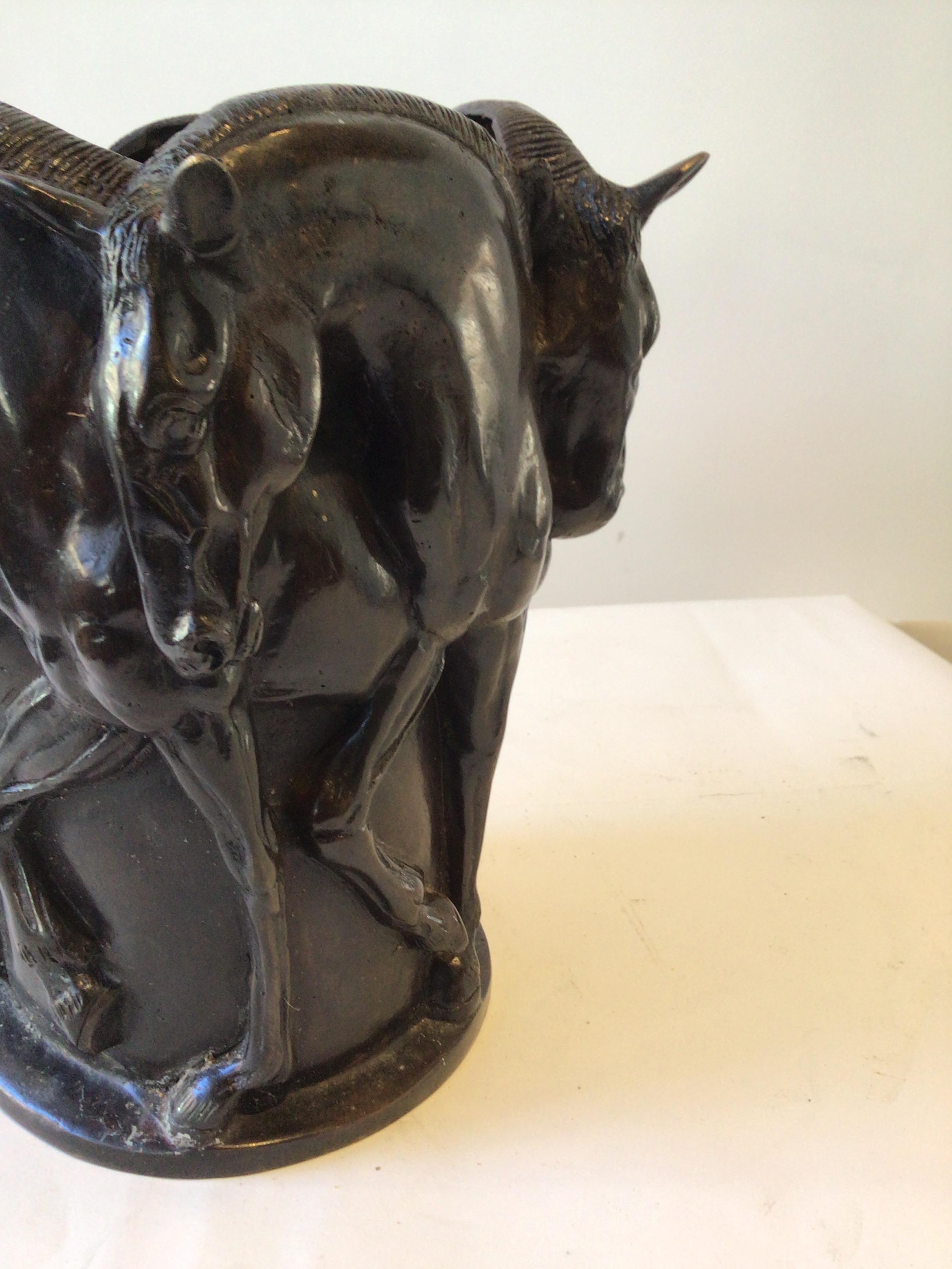 Bronze Horse Vase 2