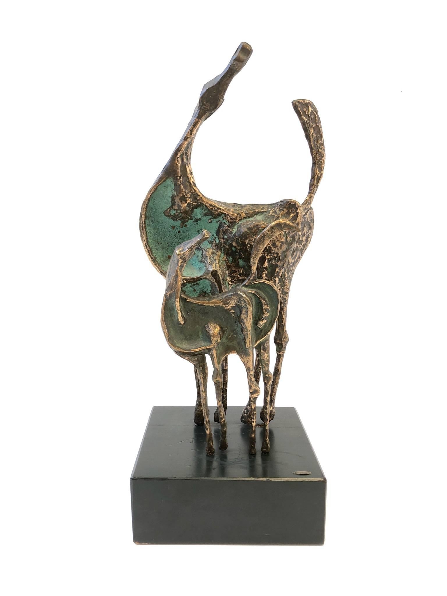 Sculpture de chevaux en bronze de Curtis Jere en vente 2