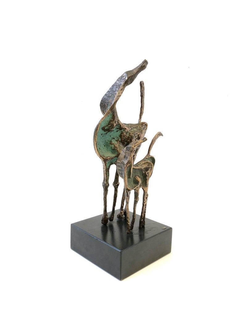 Bronze Horses Sculpture by Curtis Jere For Sale at 1stDibs