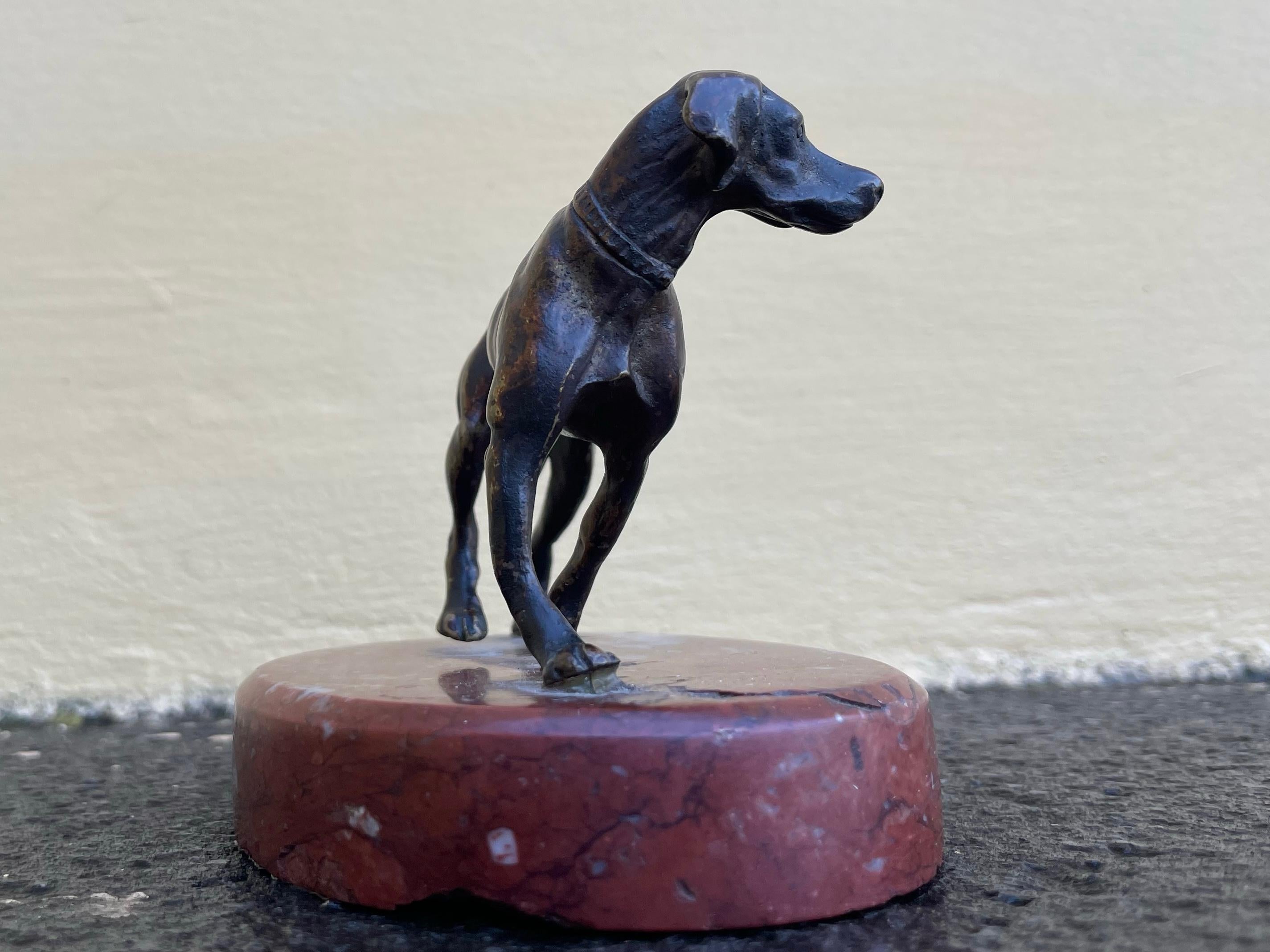 Bronze Hound Dog Sculpture For Sale 1