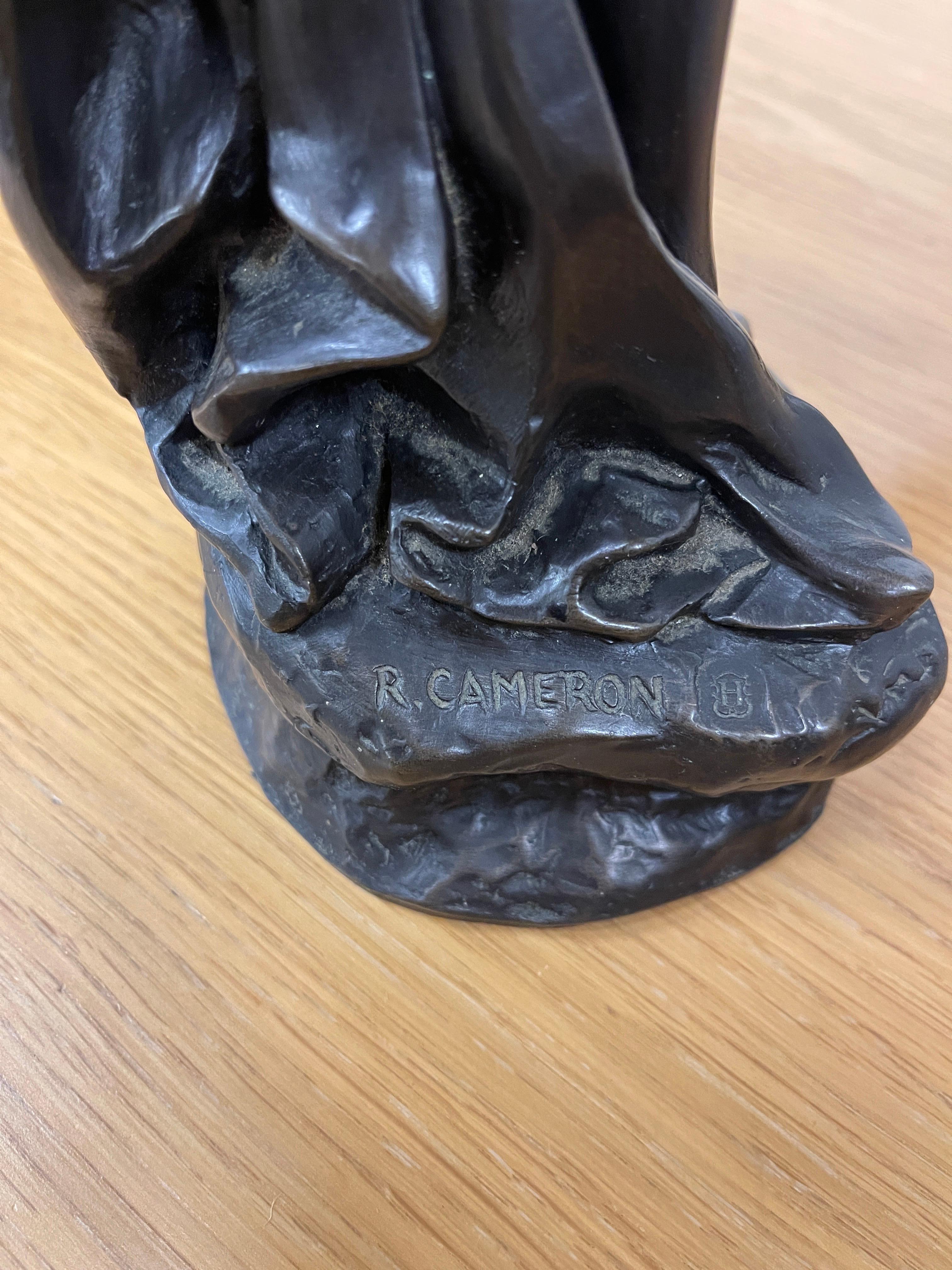 Metal Bronze Erotic Human Sculpture Home Décor Busts Antique Standing Female Figure For Sale