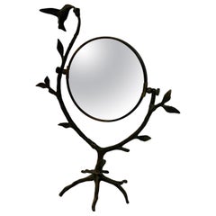 Bronze Hummingbird and Arboriform Mirror