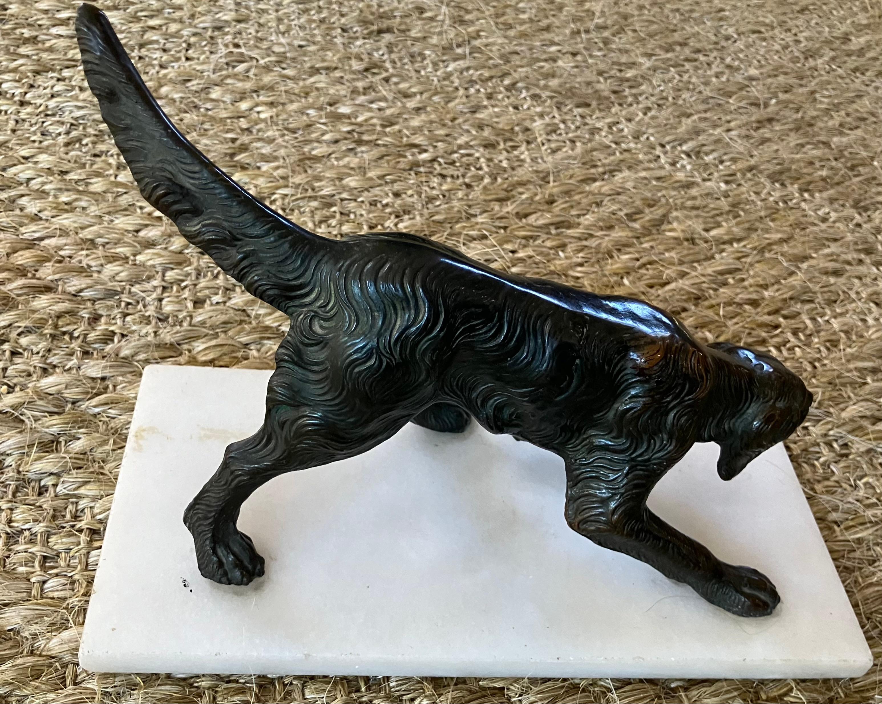 Calco Cane da caccia in bronzo in vendita