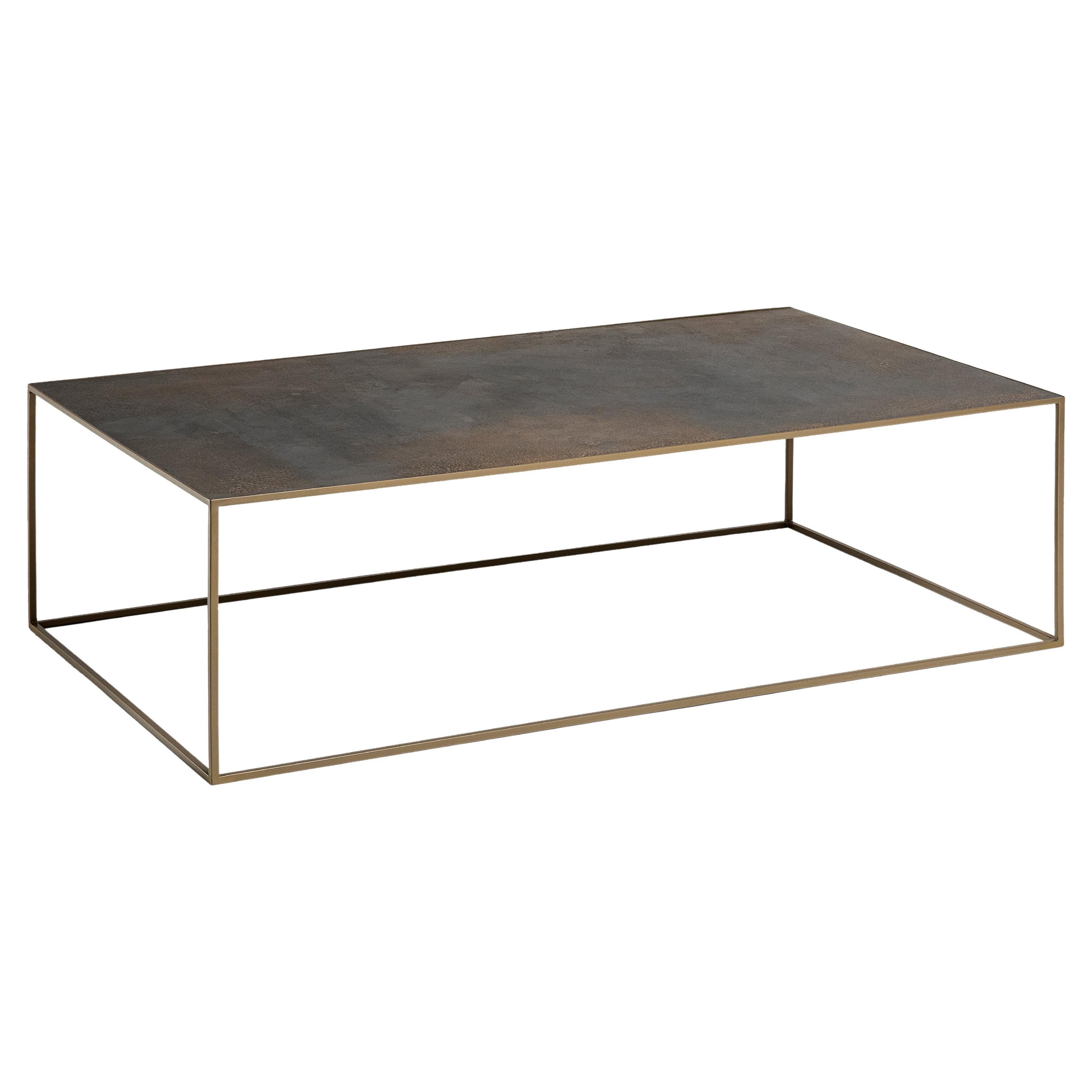 Bronze Impronte Rectangular Coffee Table by Disain1971
