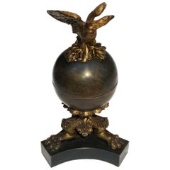 Antique Bronze Inkwell by H.Luppens & Cie, Bruxelles, Belgium, 1900