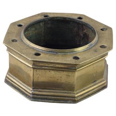 Antique Bronze inkwell. Spain, 17th century.  