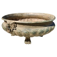 Bronze Italian Classical Lion Paw Footed Planter