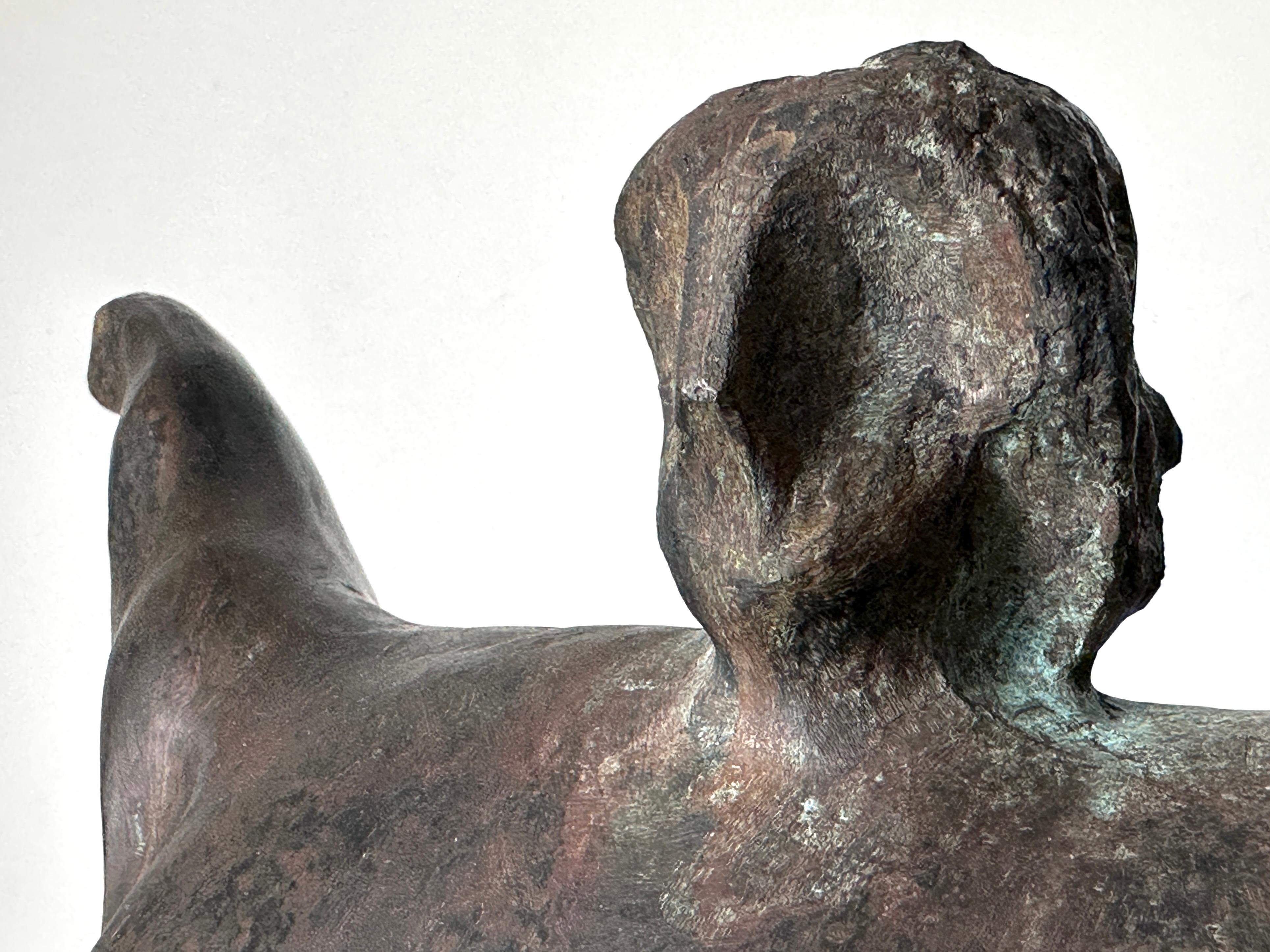 Bronze Italian Modern Art Figurative Nude Sculpture by Matteo Lo Greco 4