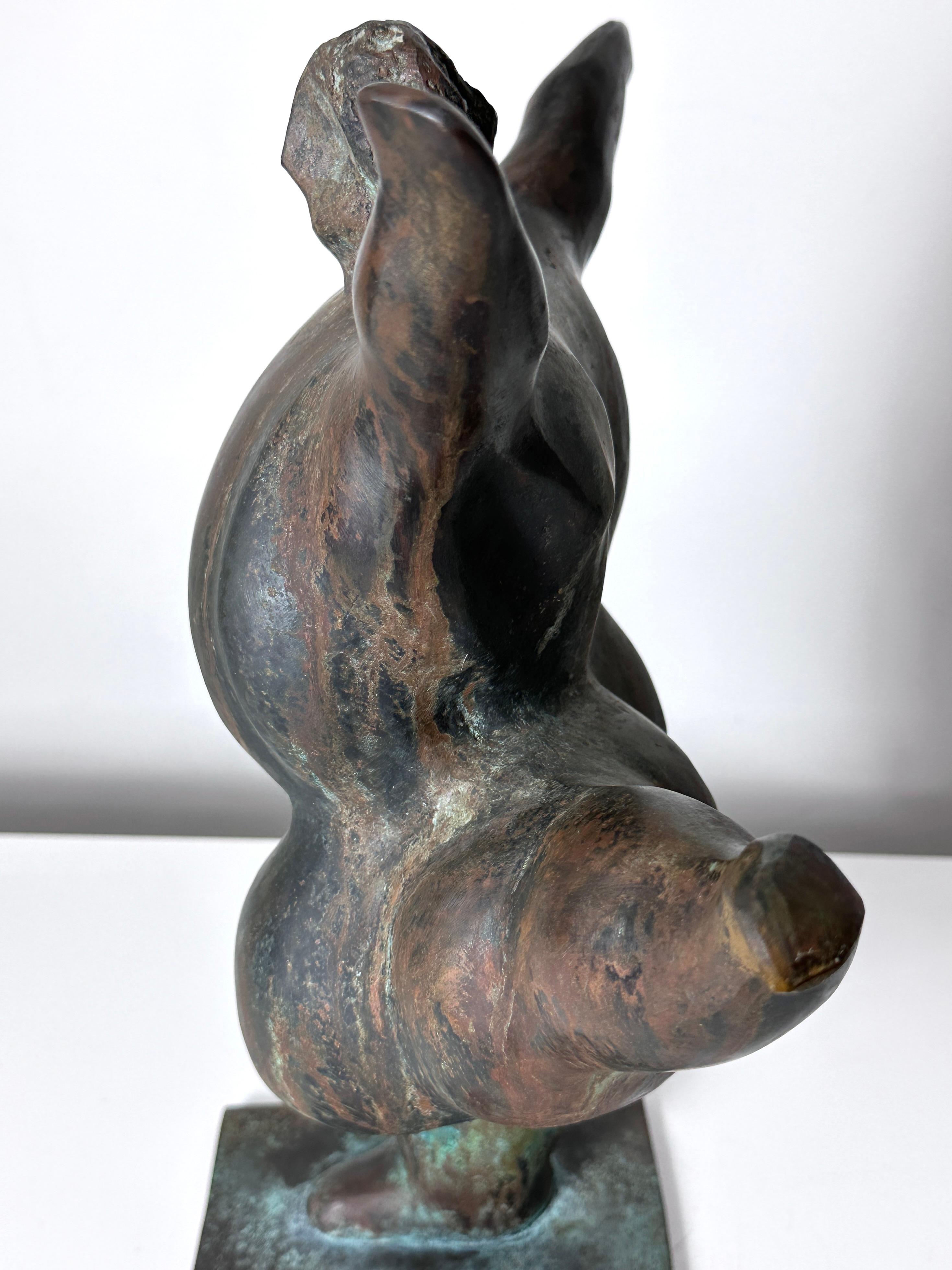 Bronze Italian Modern Art Figurative Nude Sculpture by Matteo Lo Greco 1
