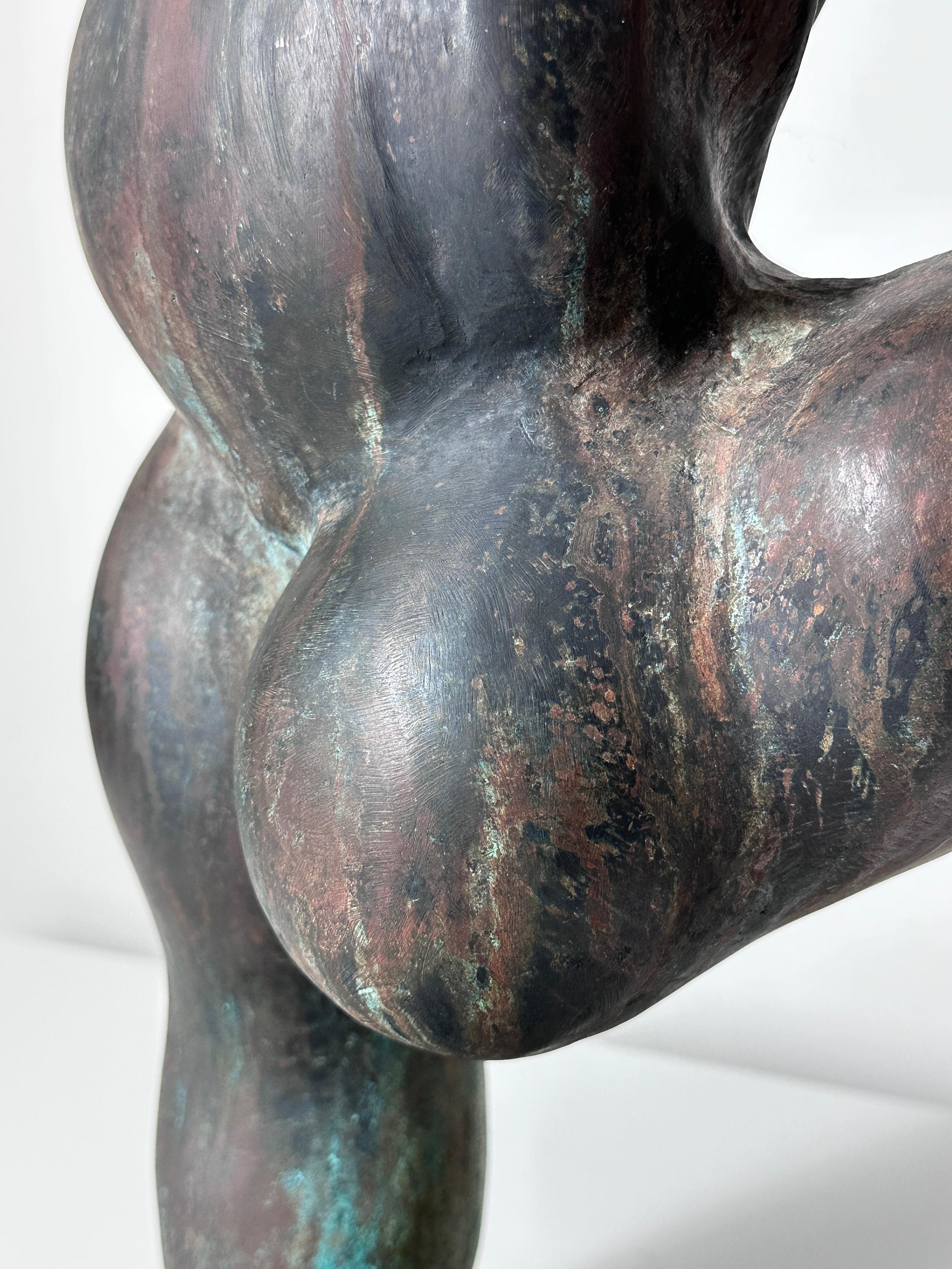 Bronze Italian Modern Art Figurative Nude Sculpture by Matteo Lo Greco 3