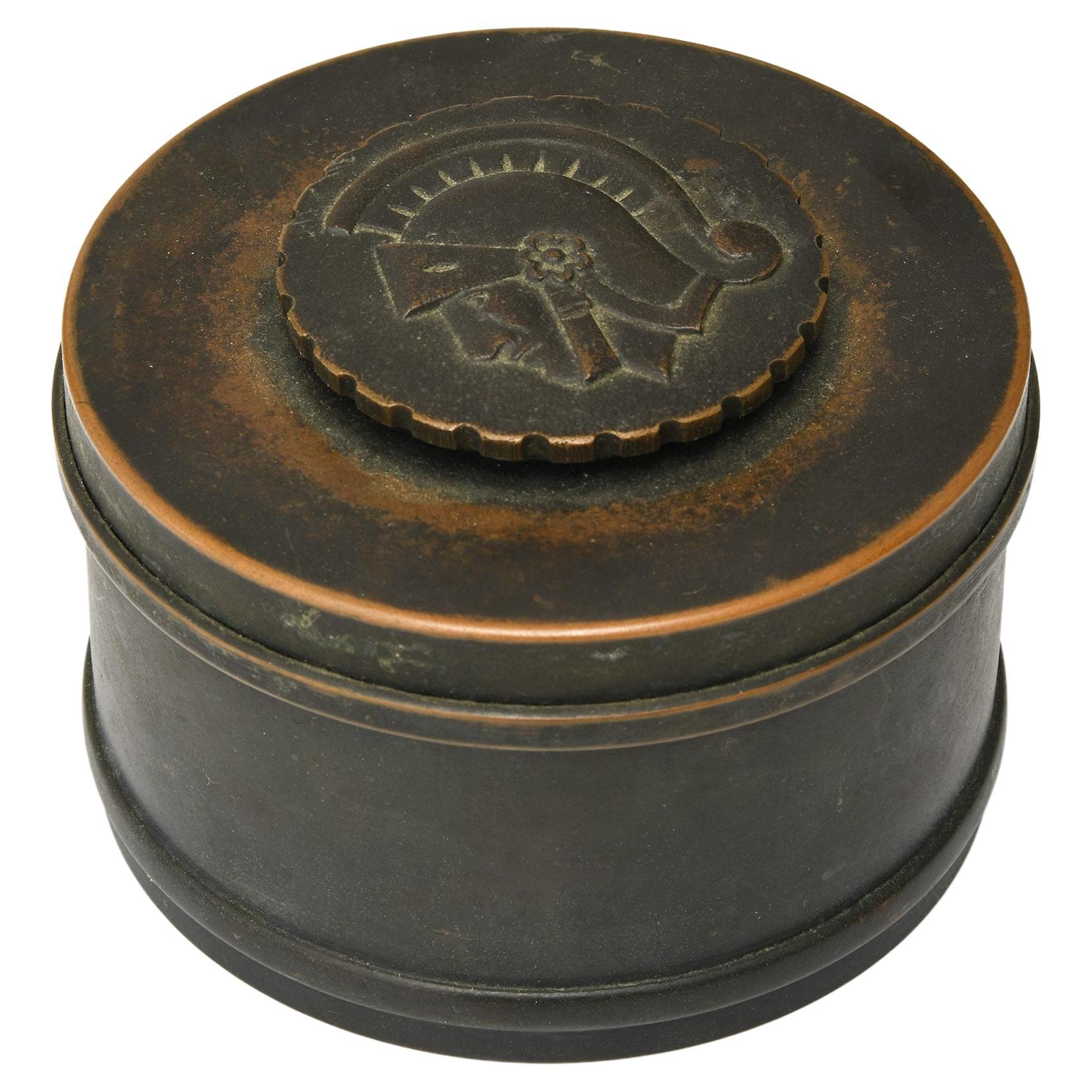 Bronze JAR von Nils Johan, 1920-1930 im Angebot