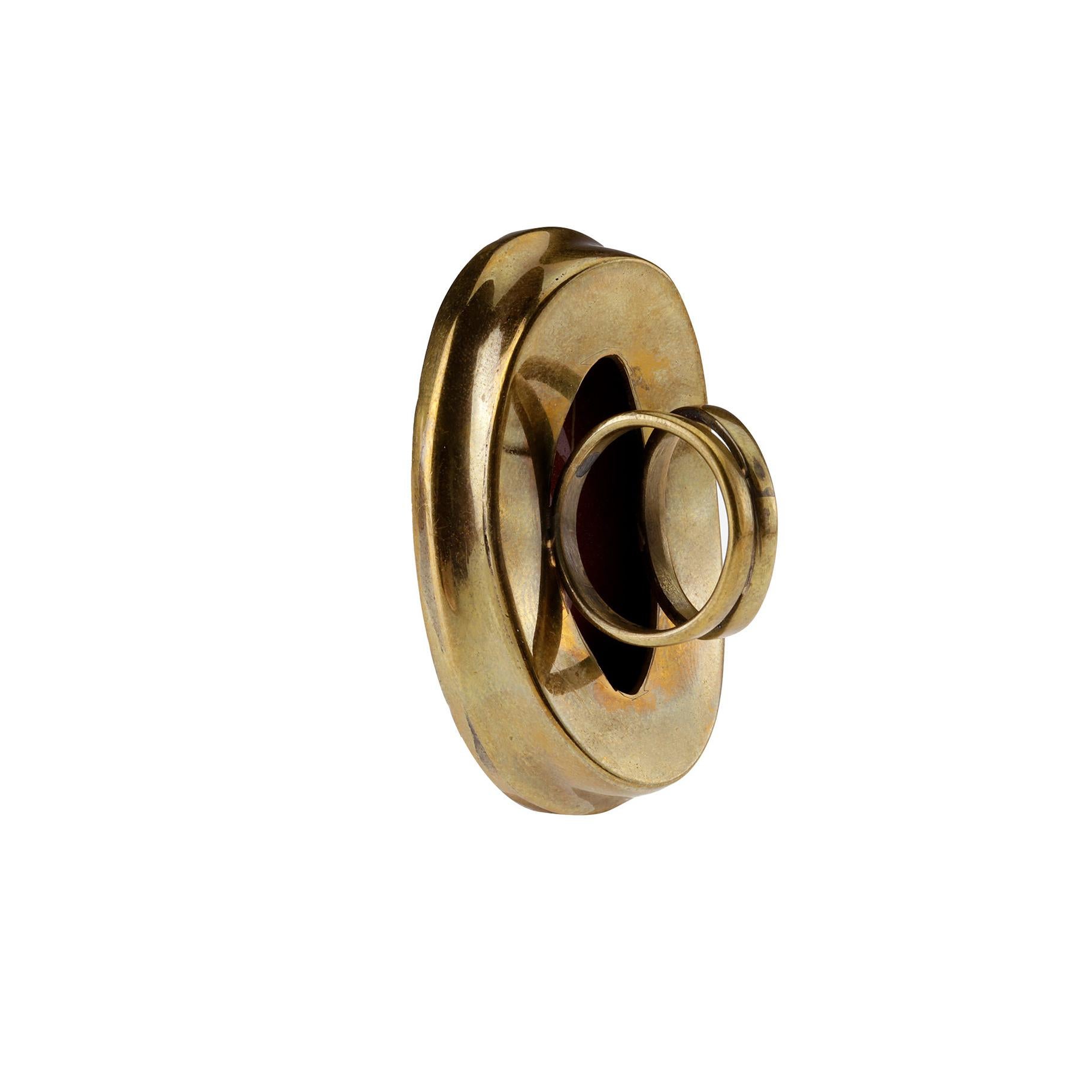 Großer Jaspis-Ring aus Bronze im Zustand „Neu“ im Angebot in Milan, IT