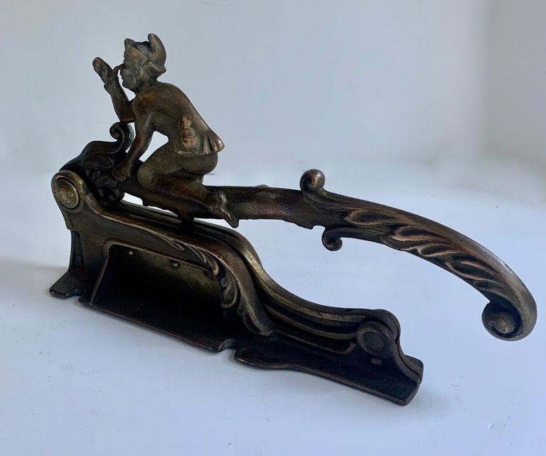 Bronze Jester Cigar Cutter at 1stDibs
