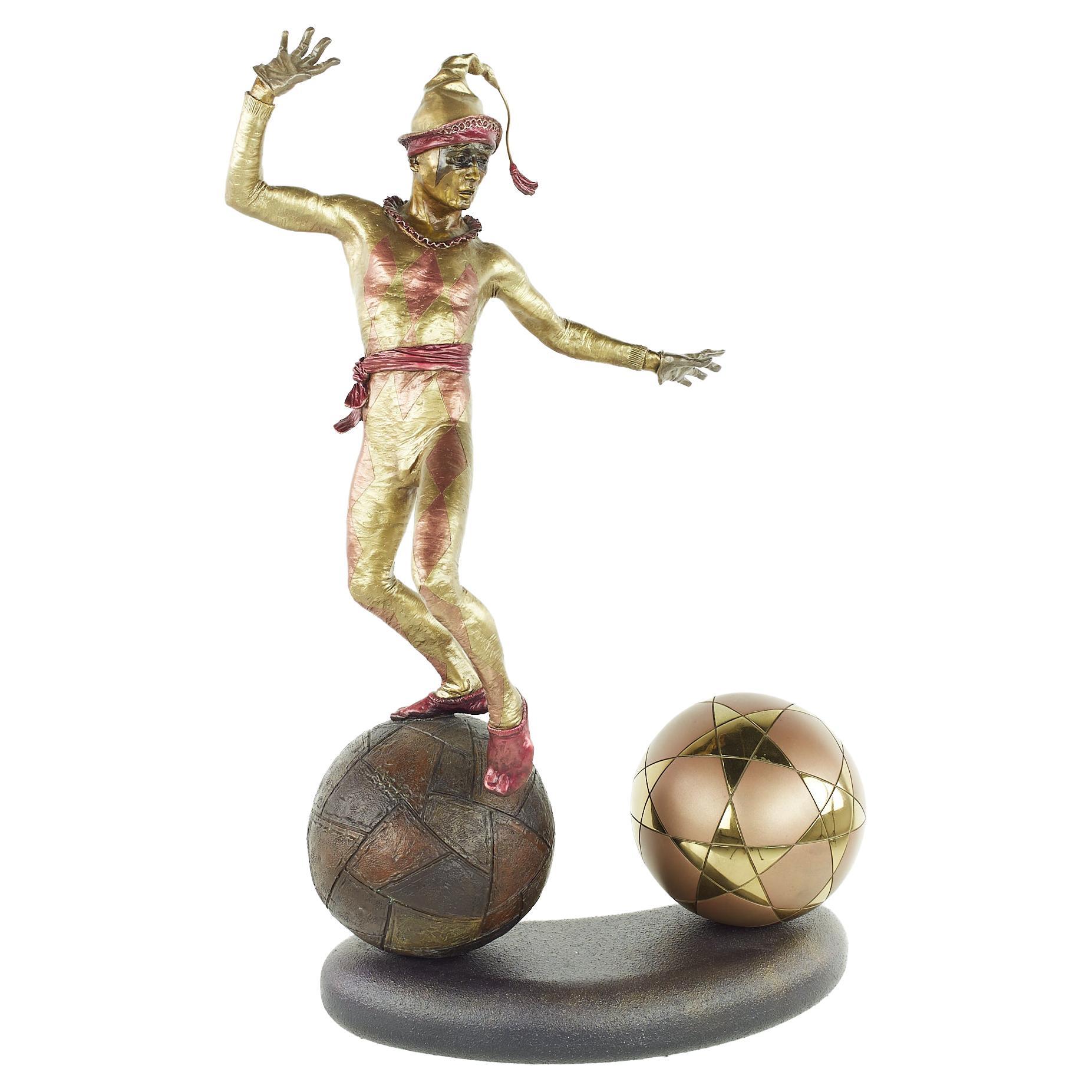 Bronze Jester Sculpture