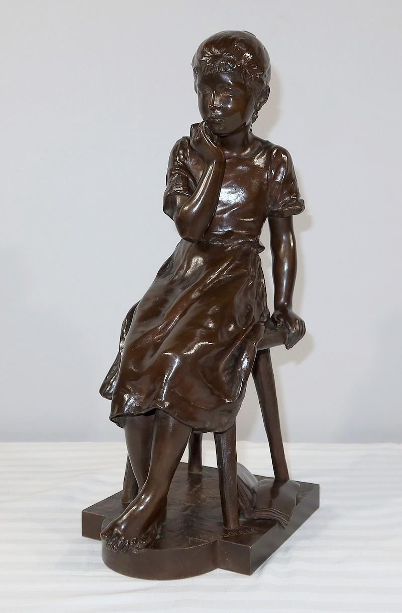 Francese Scultura in bronzo 