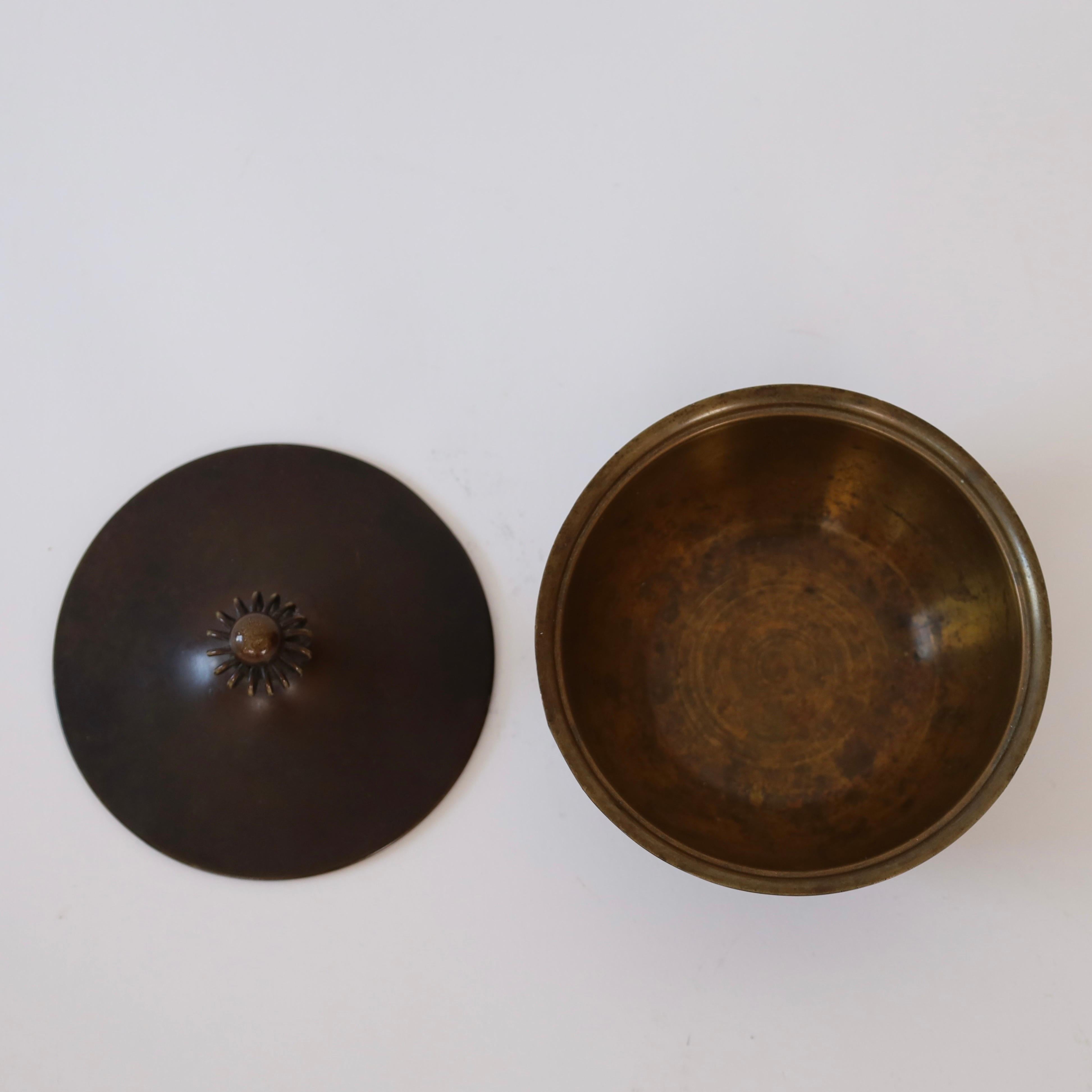 Bronze Jewelry box by Just Andersen, 1930s, Denmark 6