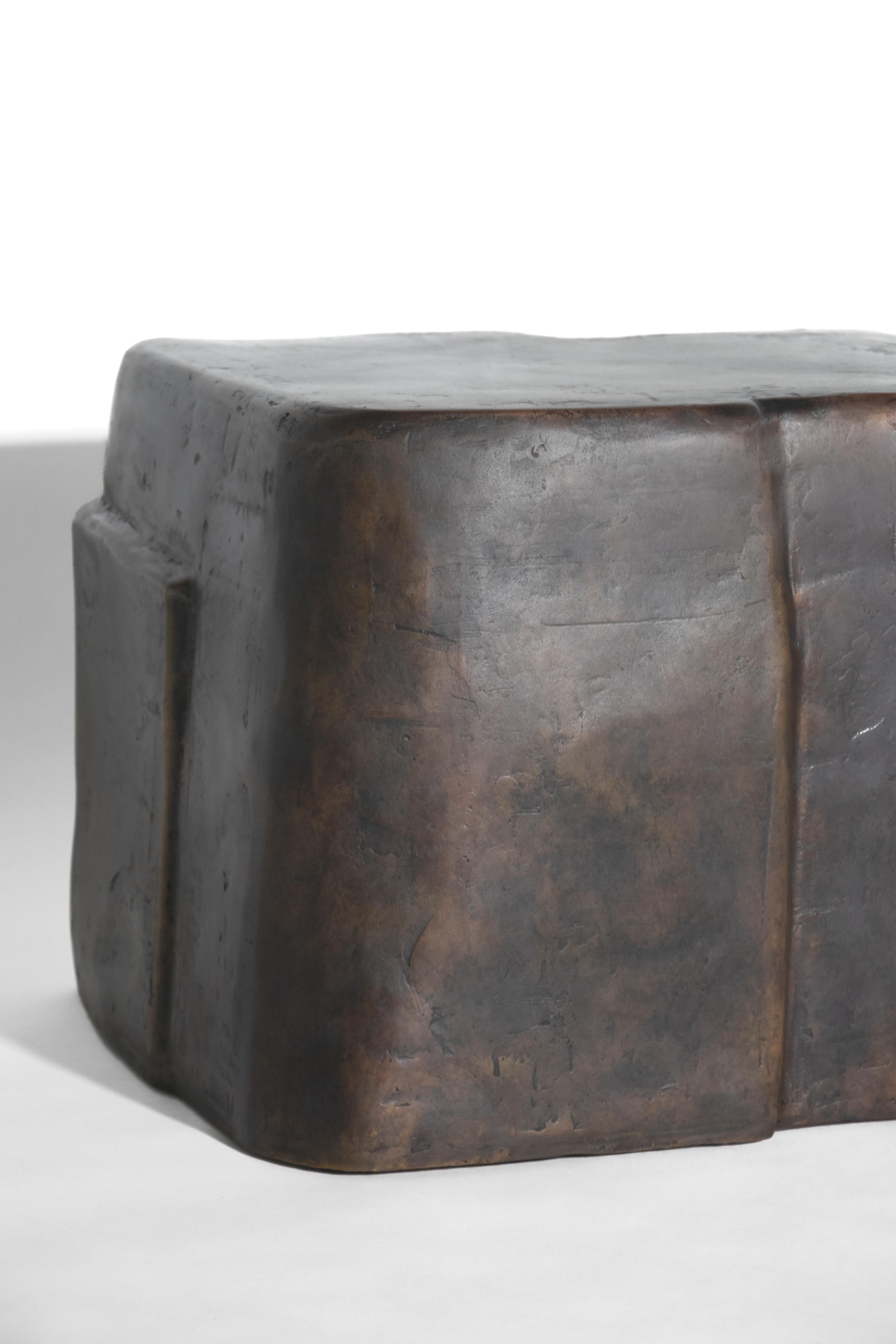 Contemporary Bronze Kabu Coffee Table by Eichkorn For Sale