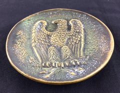 Bronze Key Holder Vide Poche signed Max Le Verrier, Imperial Eagle