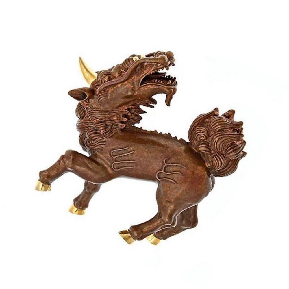 The Kirin -- Never seen for the last Three Thousand years ... or more!

The Kirin, like the Baku, is a mythical creature in Asian cultures. However, it is considered a most important creature, even a god, known for its wisdom and its gentleness --