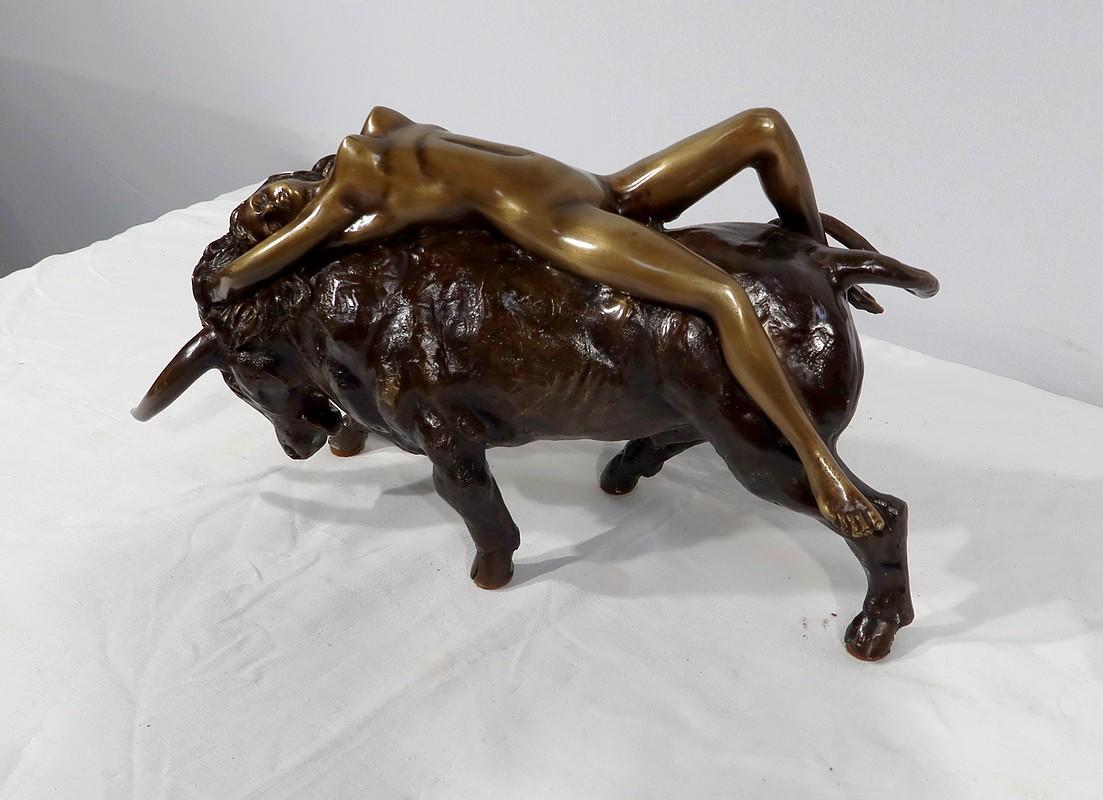 Francese Scultura in bronzo 