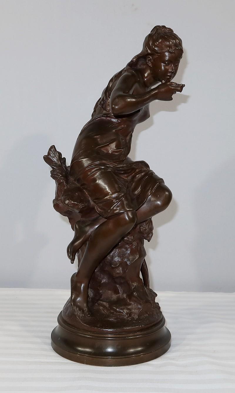 Francese Scultura in bronzo 