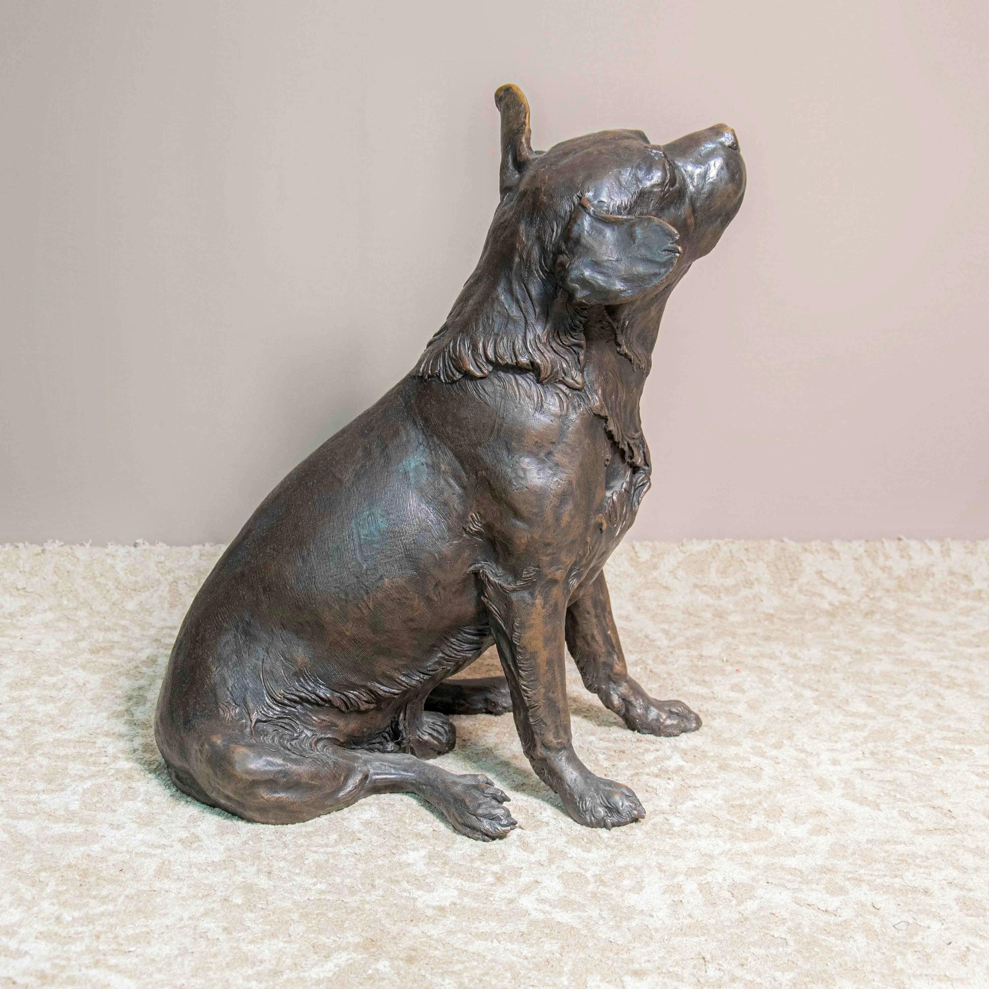 labrador bronze sculpture